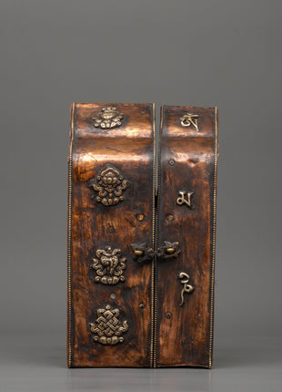 Handcrafted Tibetan Vajra and Bell with Box | Energy & Spiritual Balance Decor