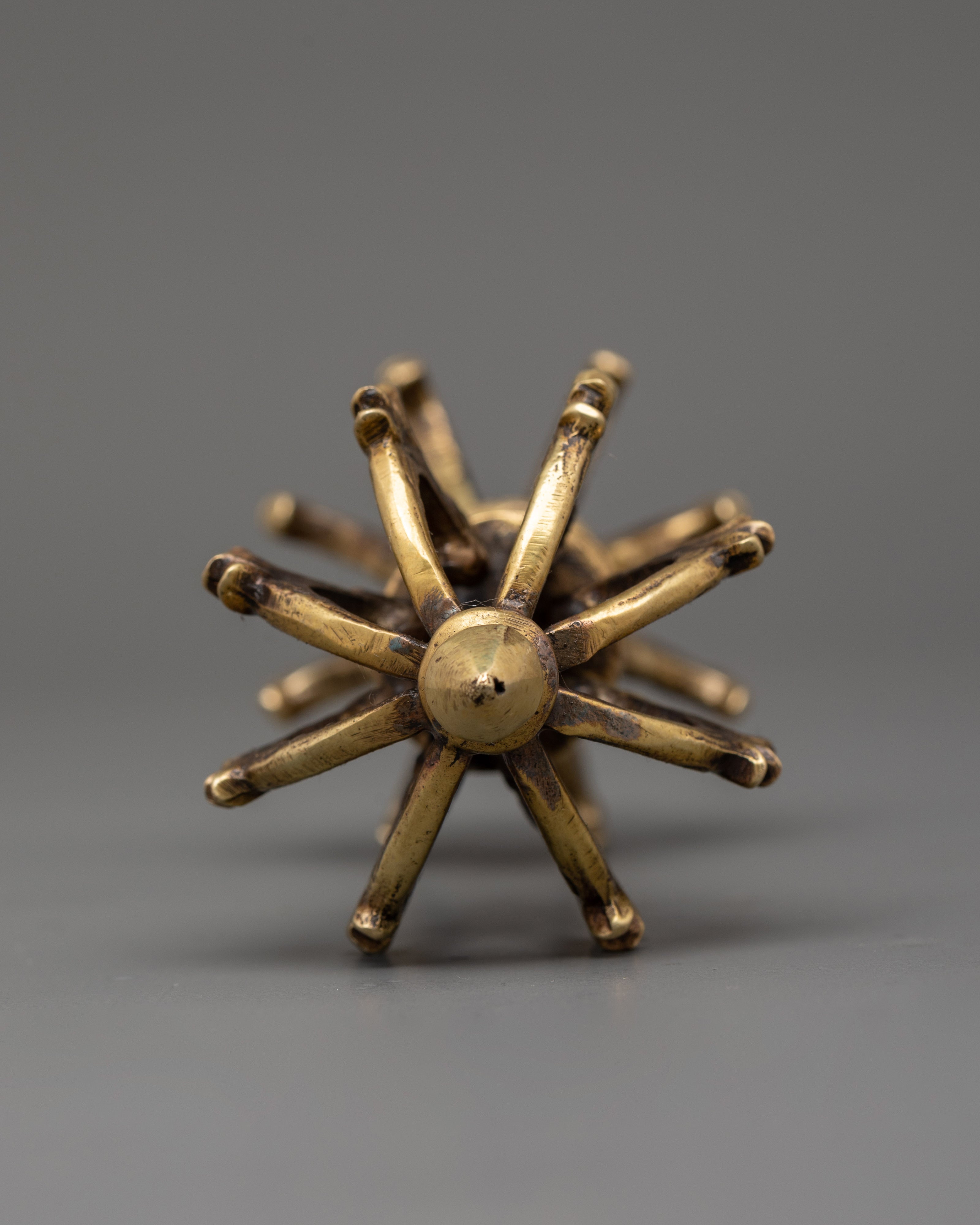 Brass Vajra Dorje | Handcrafted Enlightenment Artifact