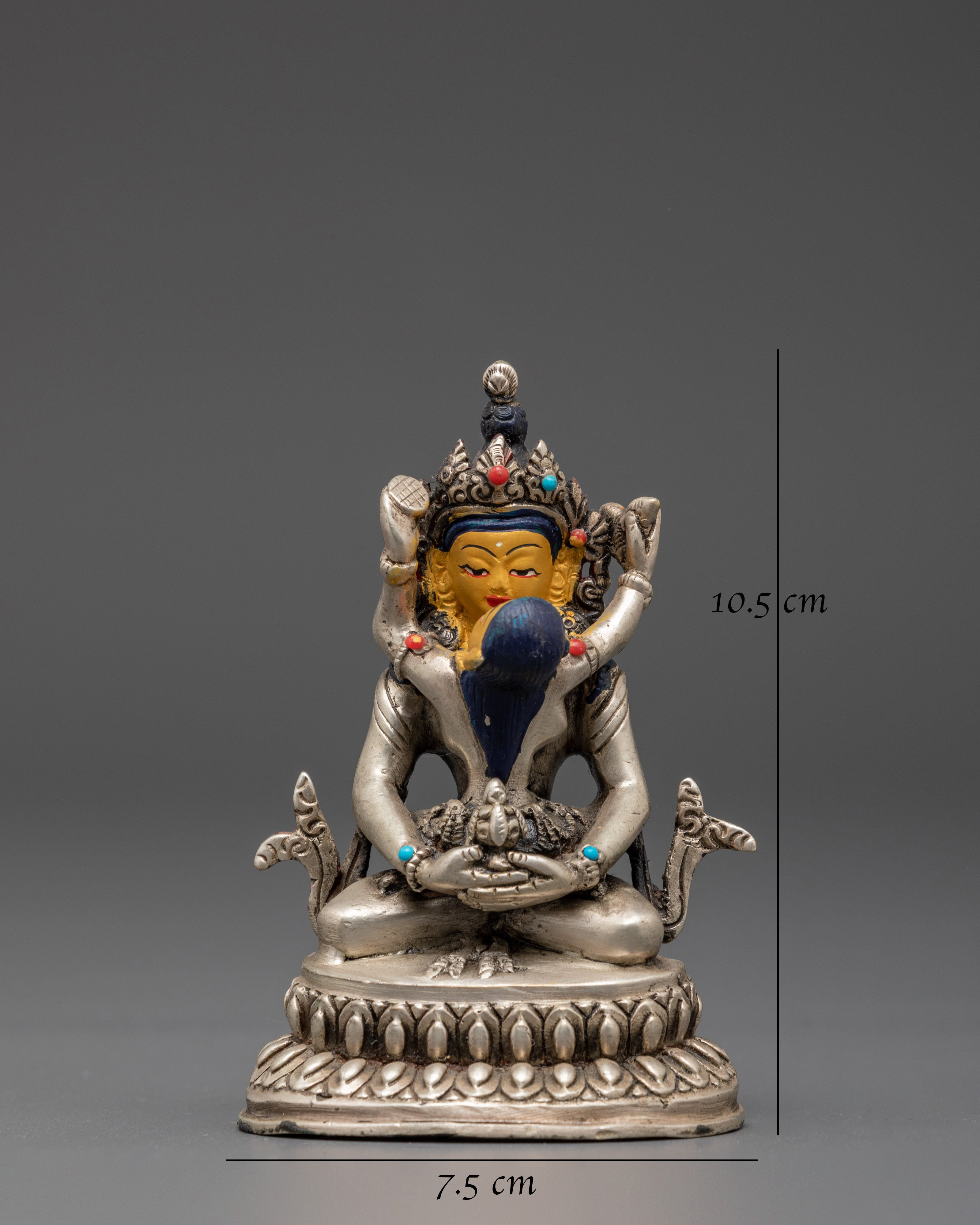 Handmade Amitayus with Consort Statue | Buddhist Tantric Deity