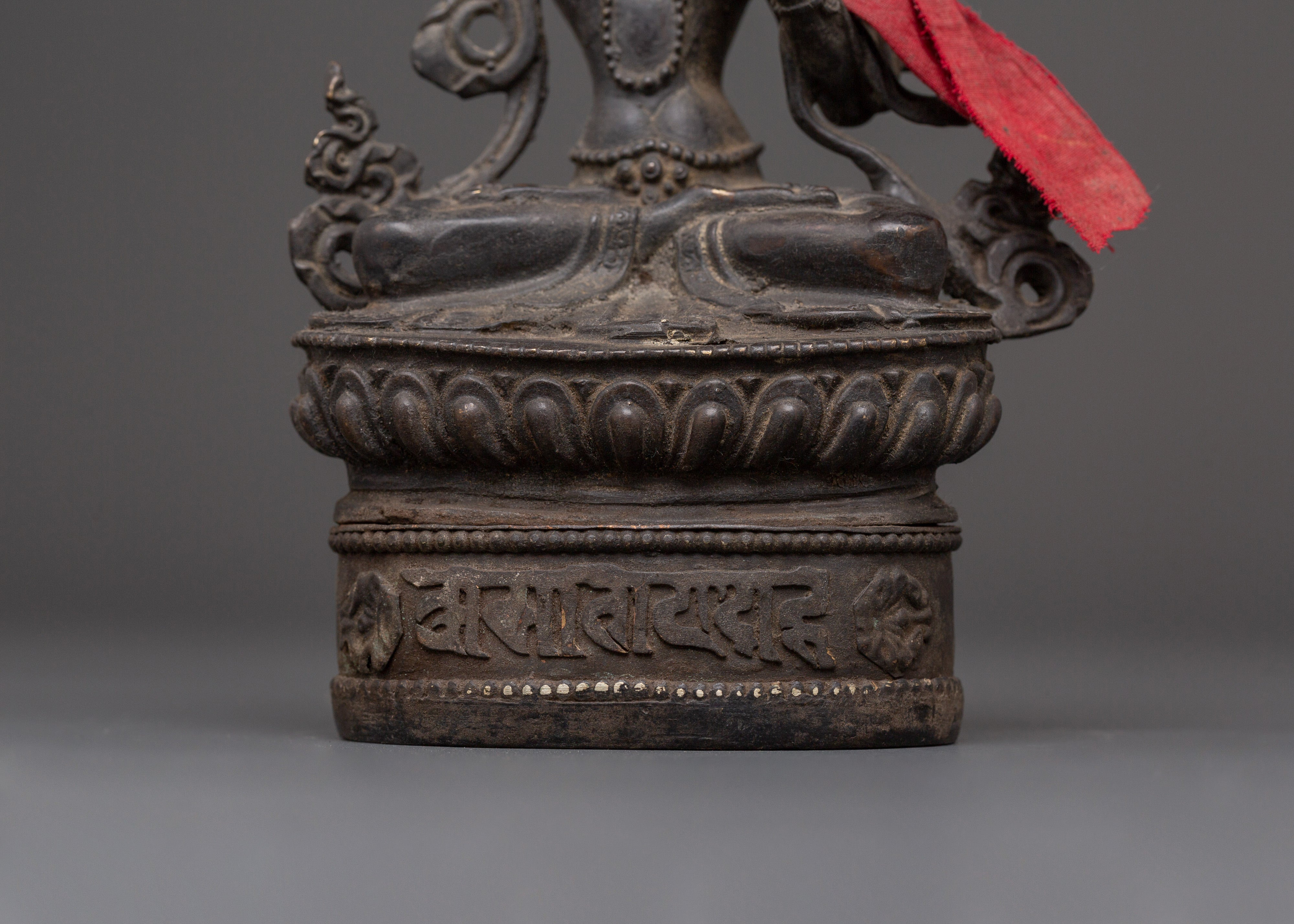 Handcrafted Manjushri Wisdom Bodhisattva Sculpture for Decor