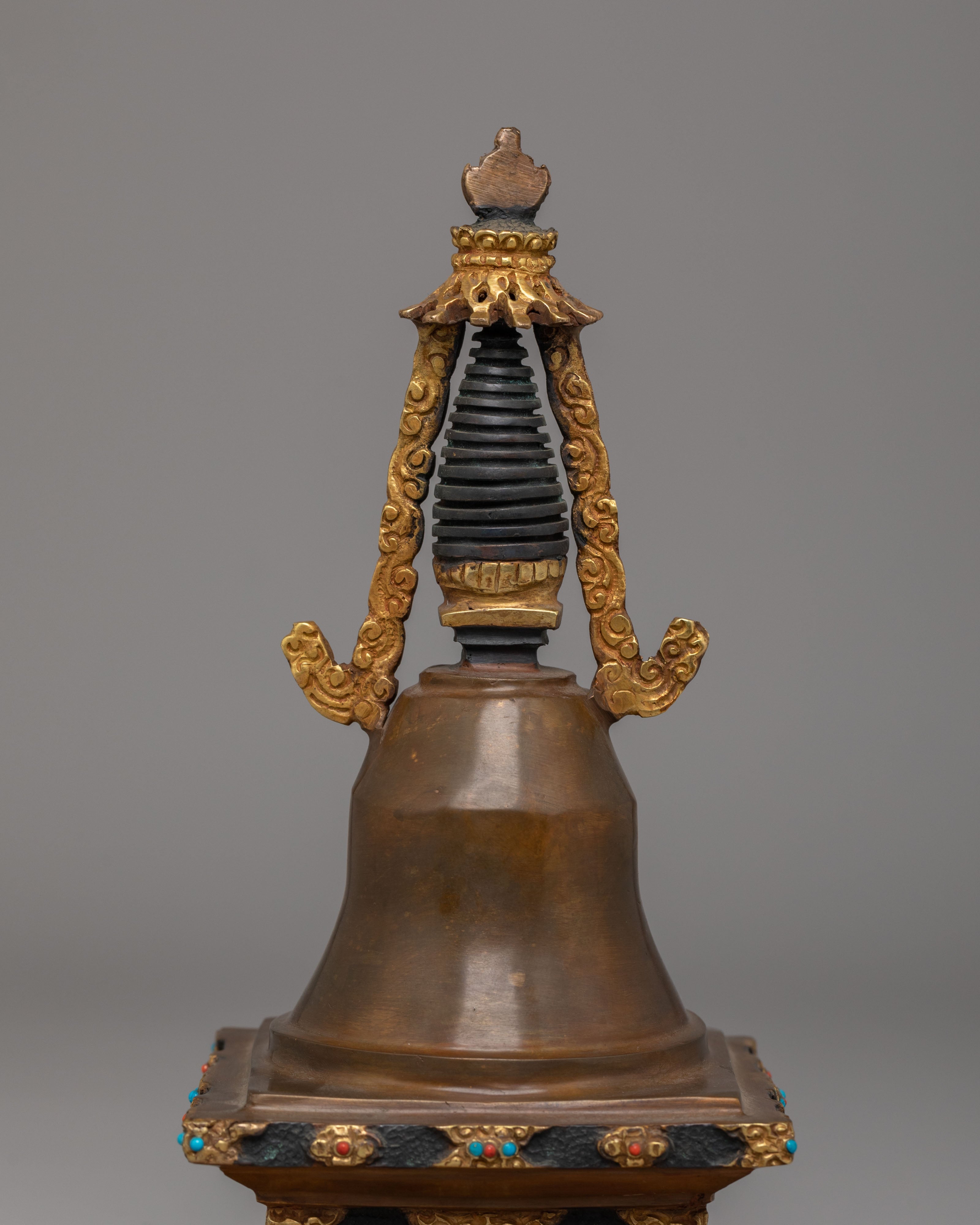 Eight Great Tibetan Stupa Set | Sacred Buddhist Shrine Decor