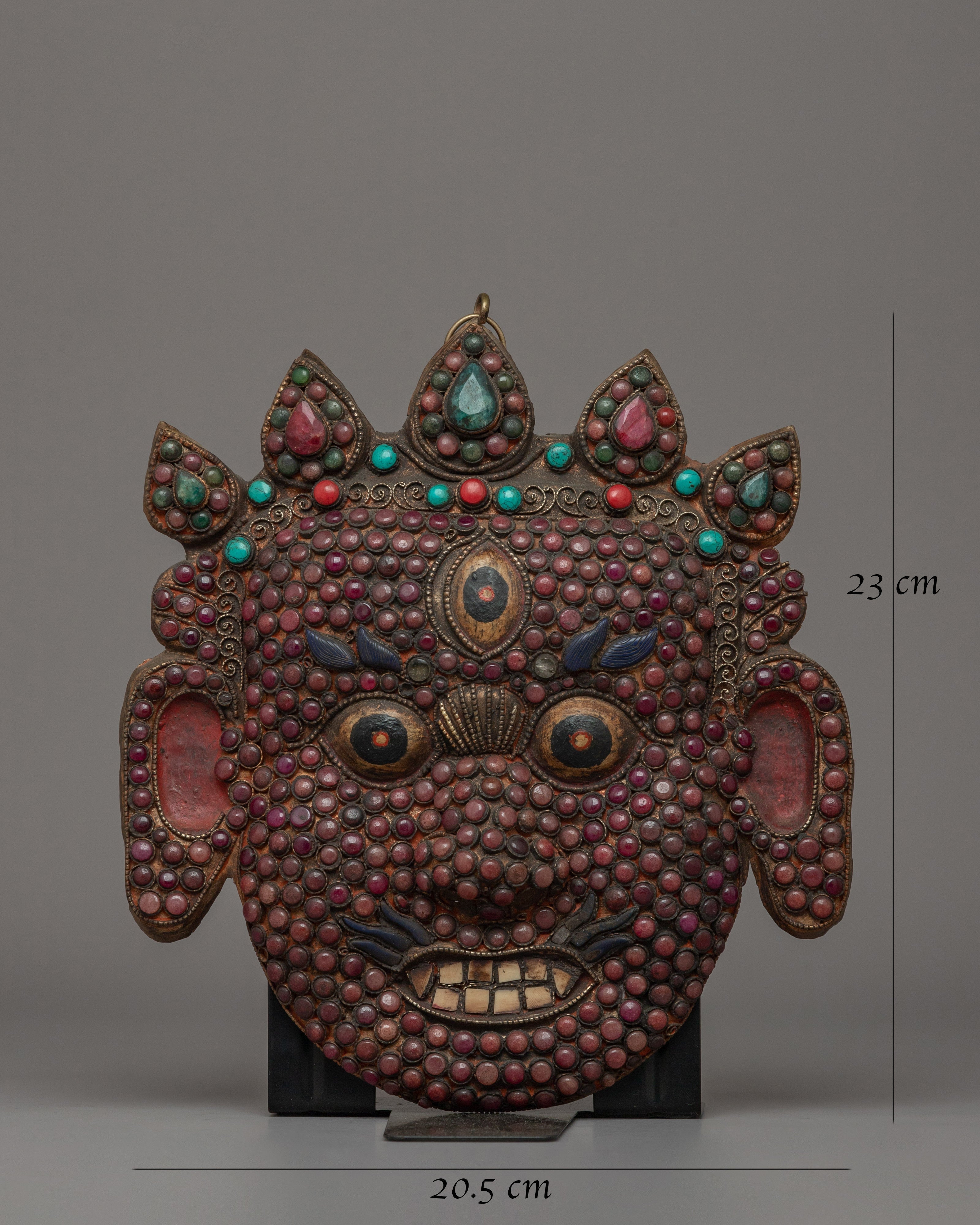 Handcrafted Tibetan Copper Mask | A Symbol of Protection, Power & Spiritual Energy