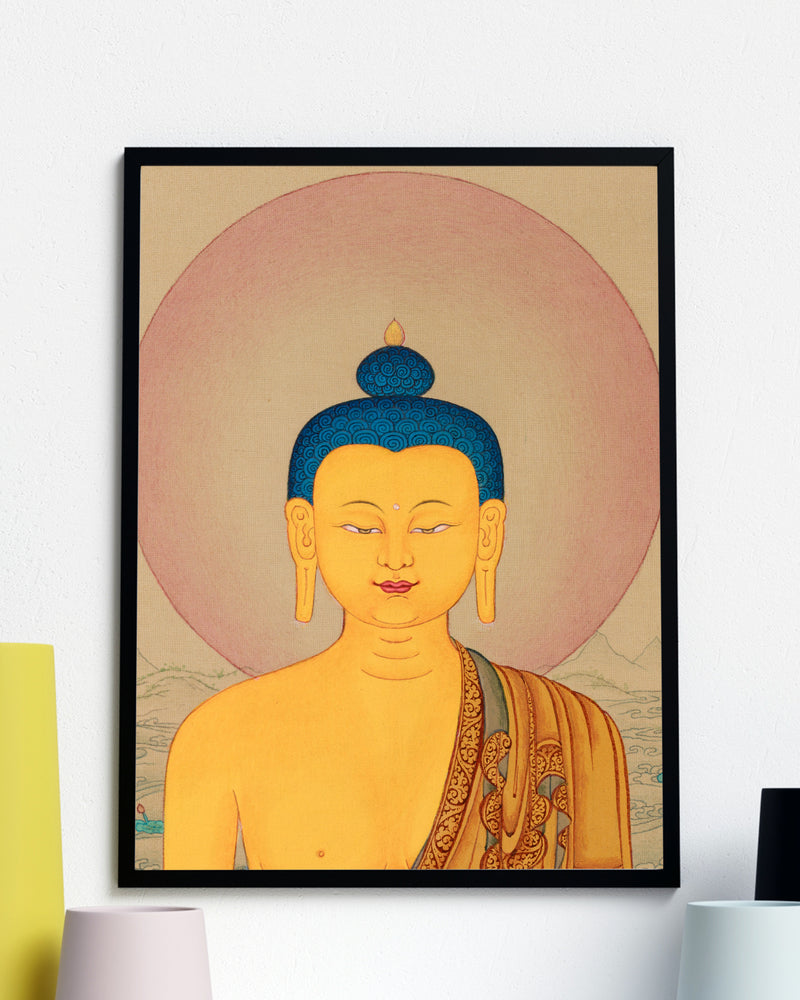 Portrait of Enlightened Buddha Shakyamuni | Buddha's Wisdom, Expression & Spiritual Aura