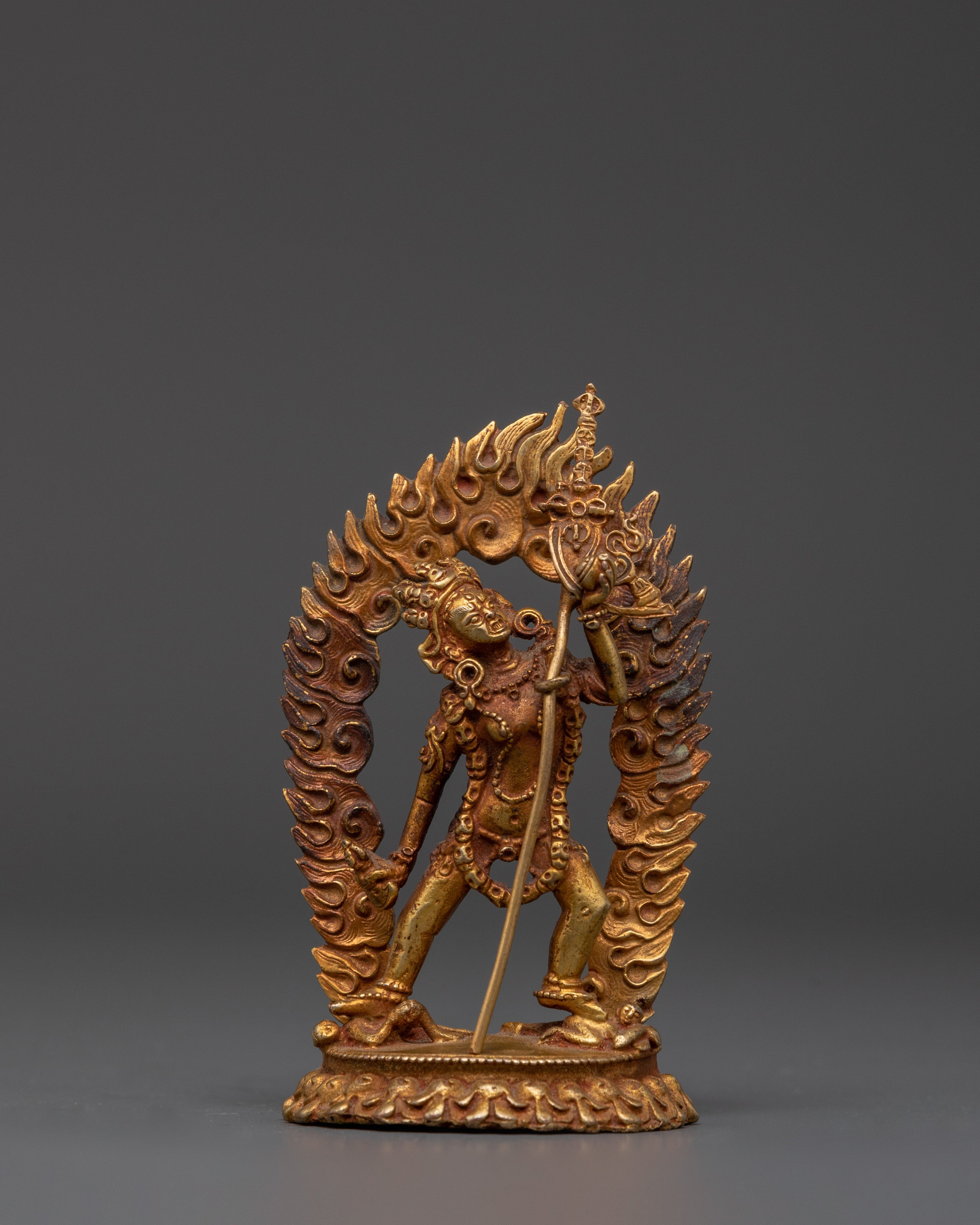 Ghau box with Vajrayogini | Tibetan Buddhist Shrine