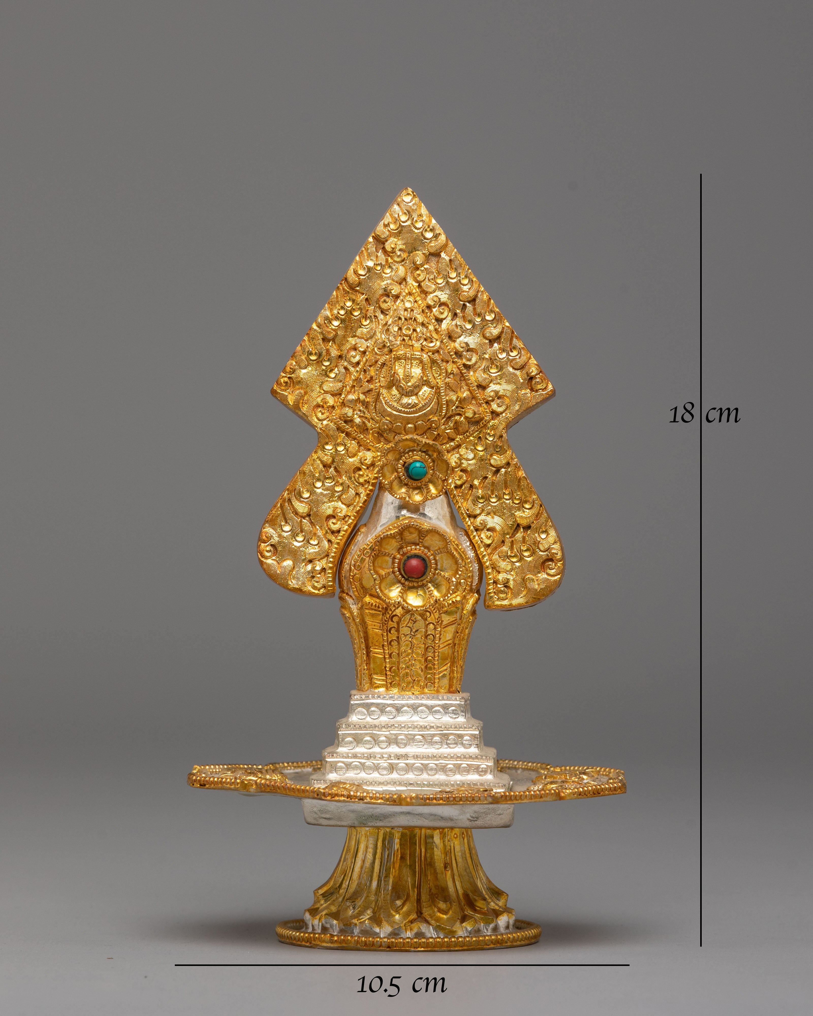 Electro Silver Plated Torma for Offering | Tibetan Buddhist Offering