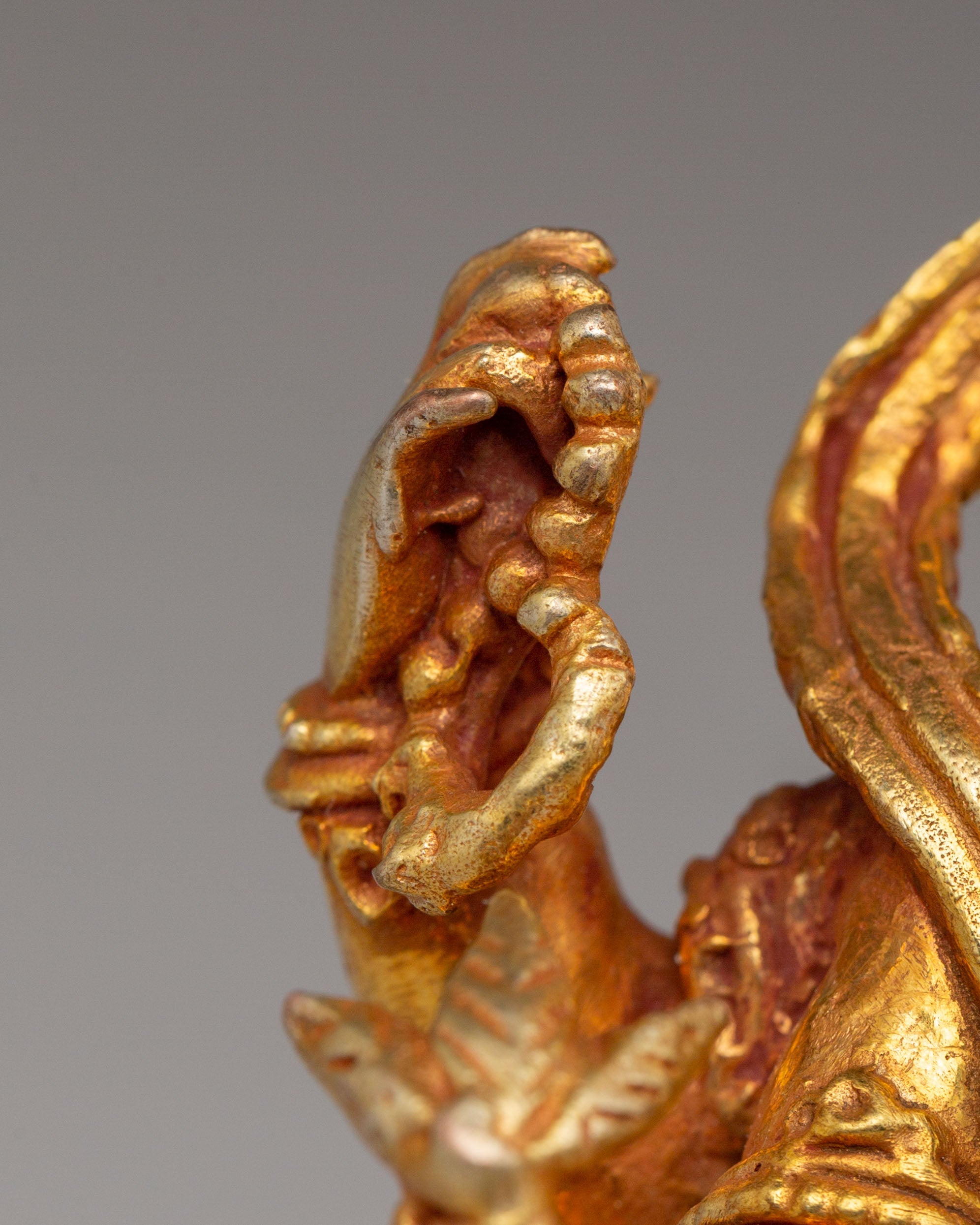 Sacred Ganesha Statue | 24K Gold Plated Copper Body