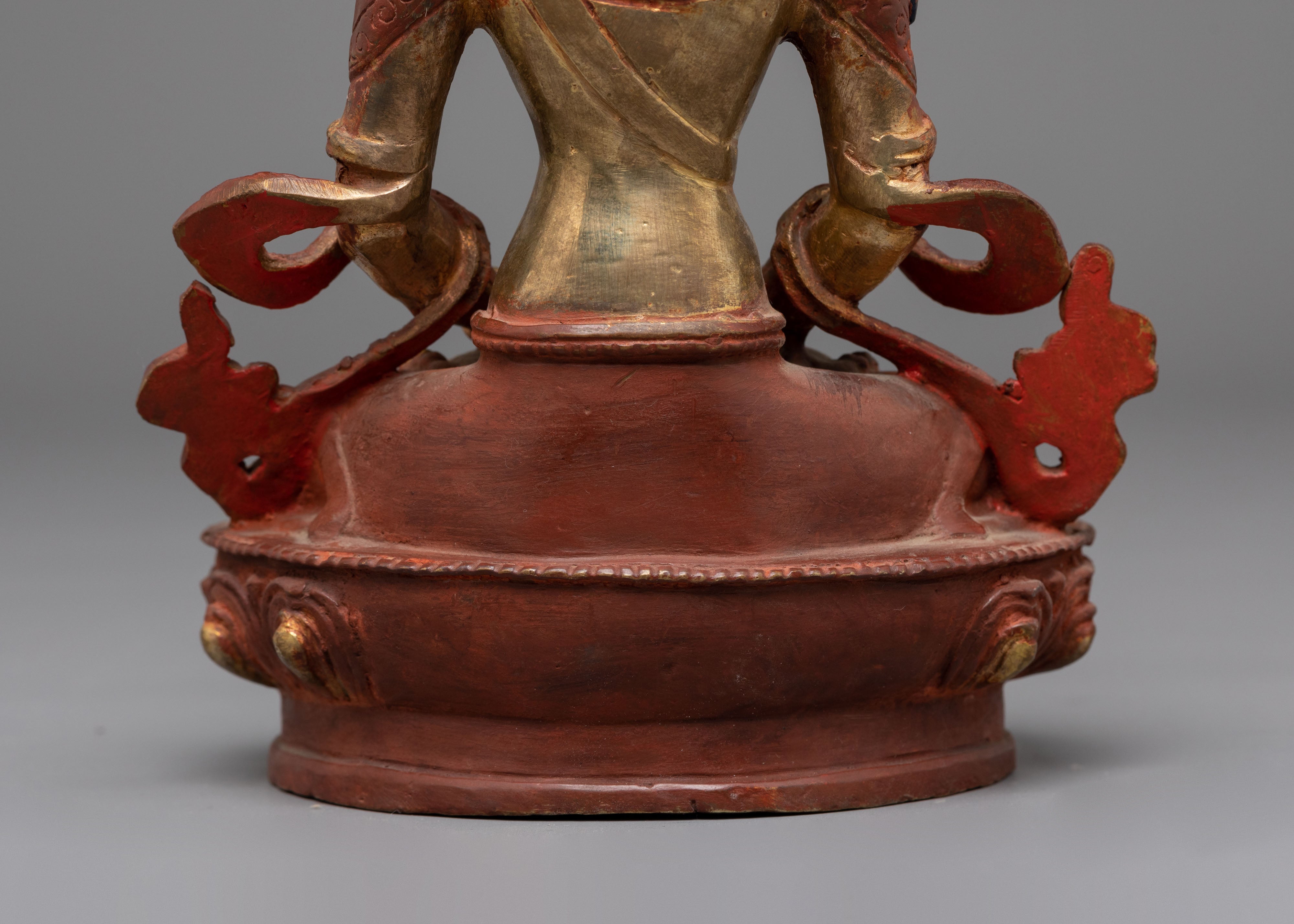 Handmade Statue of Tibetan Deity Amitayus | Compassion and Longevity