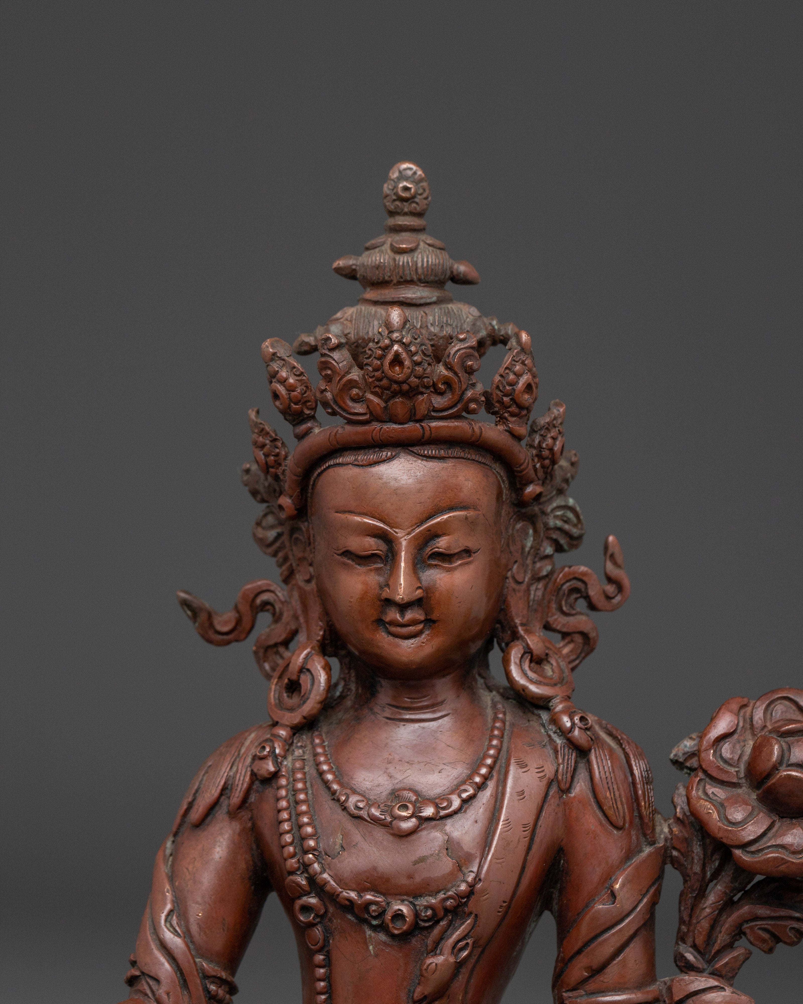 Dharma Practitioner Chenrezig Statue | Avalokiteshvara Figurine