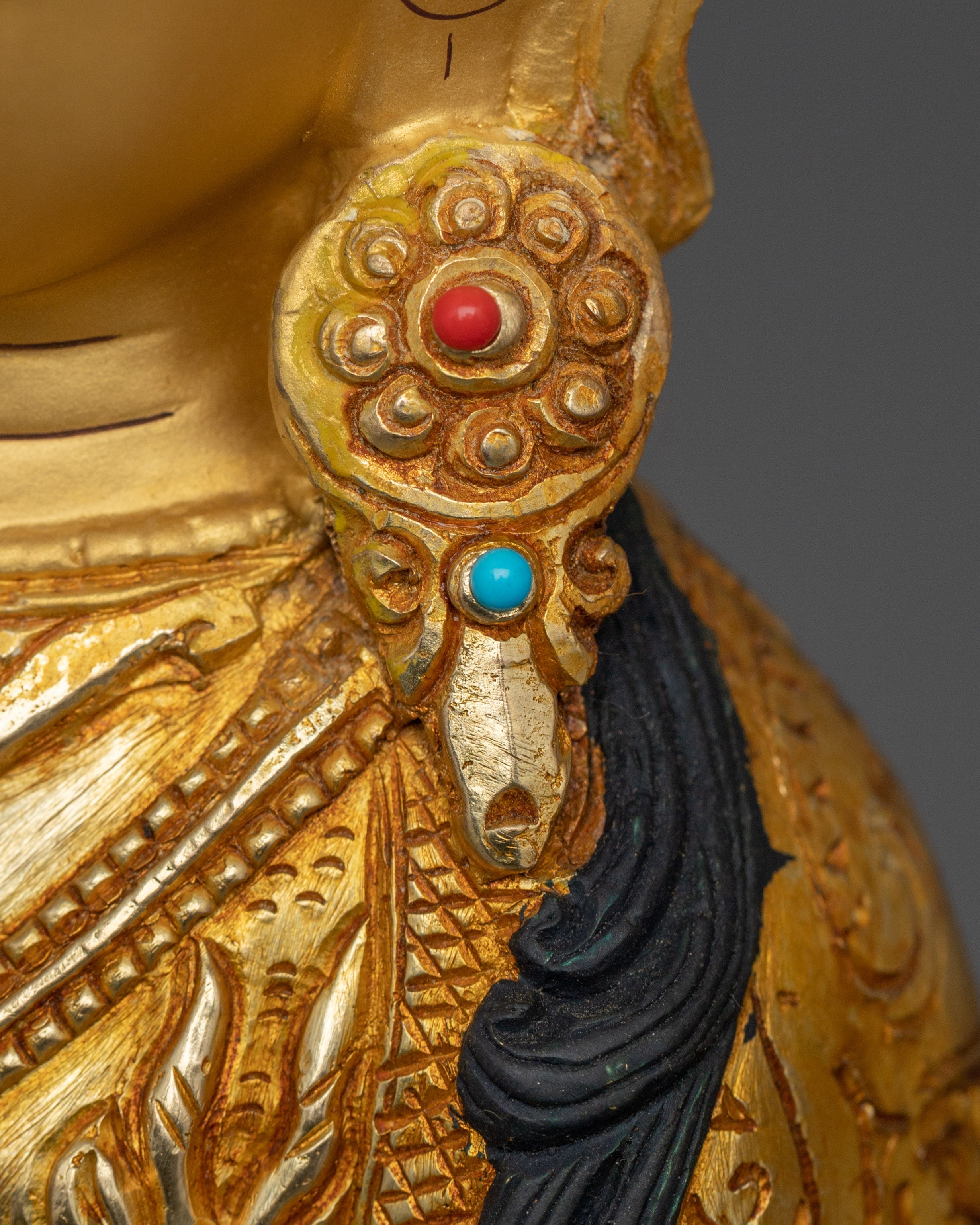 Handmade Buddha Artwork of Chenrezig | Protector and Healer in Tibetan Buddhism