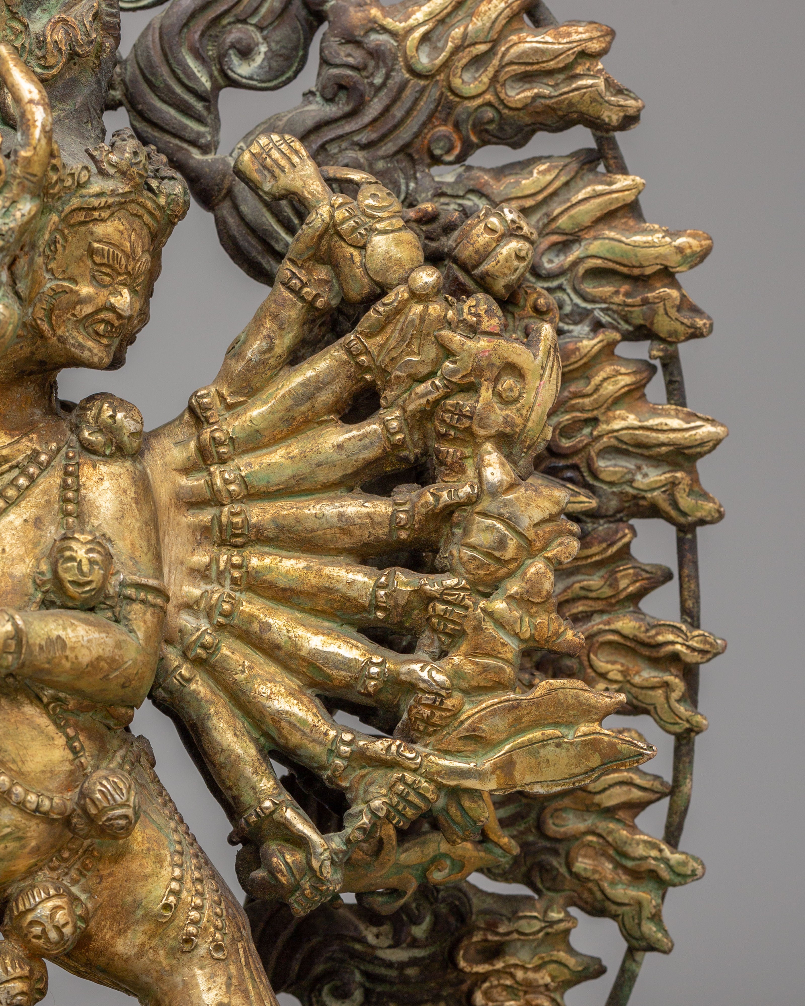 Sacred Yamantaka Deity Statue | Tibetan Buddhist Wrathful Deity