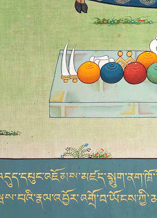 Thang Tong Gyalpo Thangka Print | Traditional Buddhist Wall Decor
