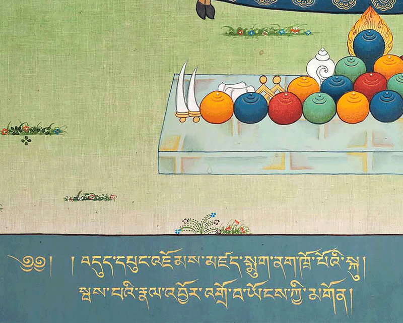 Thang Tong Gyalpo Thangka Print | Traditional Buddhist Wall Decor
