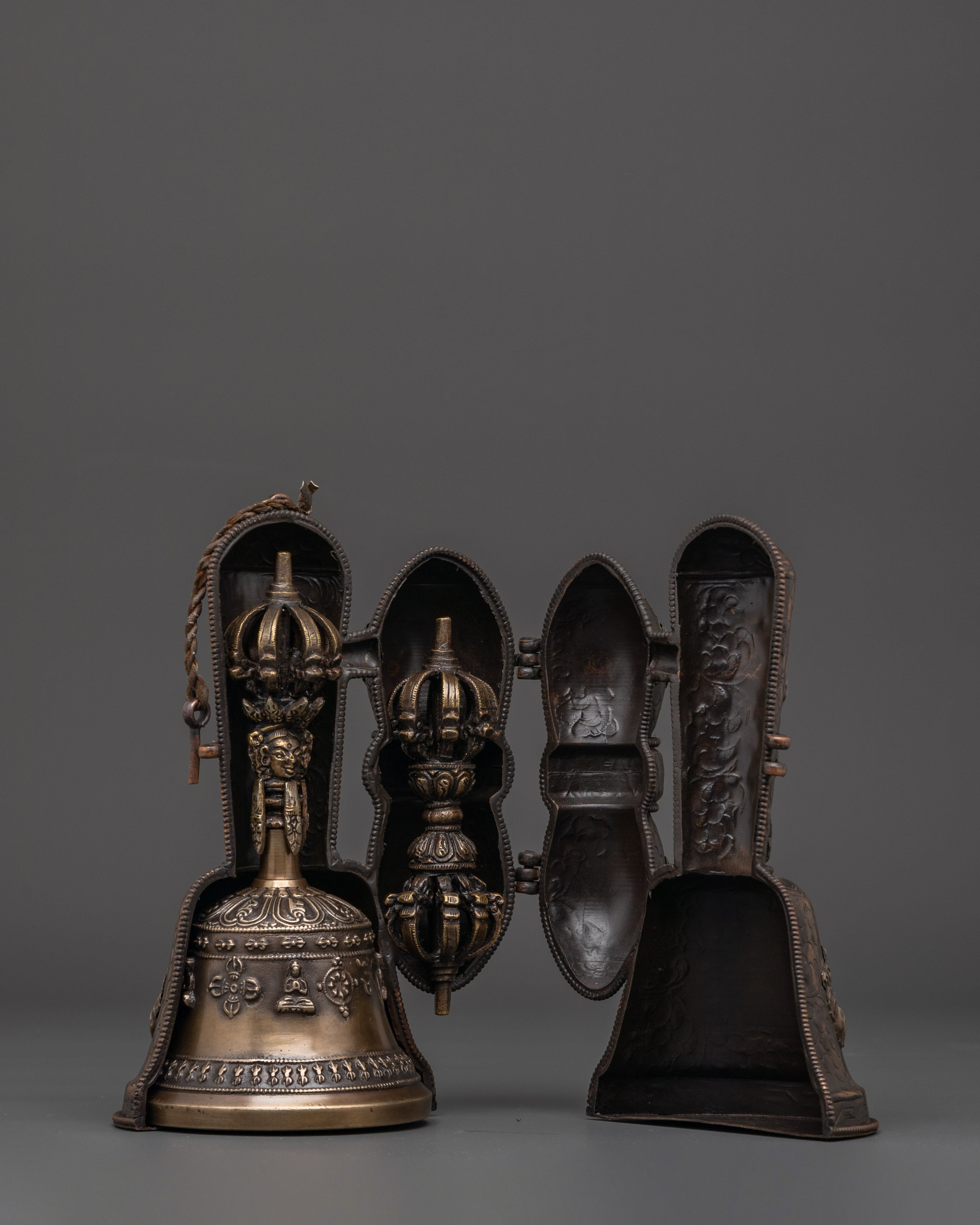Vajra And Bell With Cover | Tools For Altar And Meditation