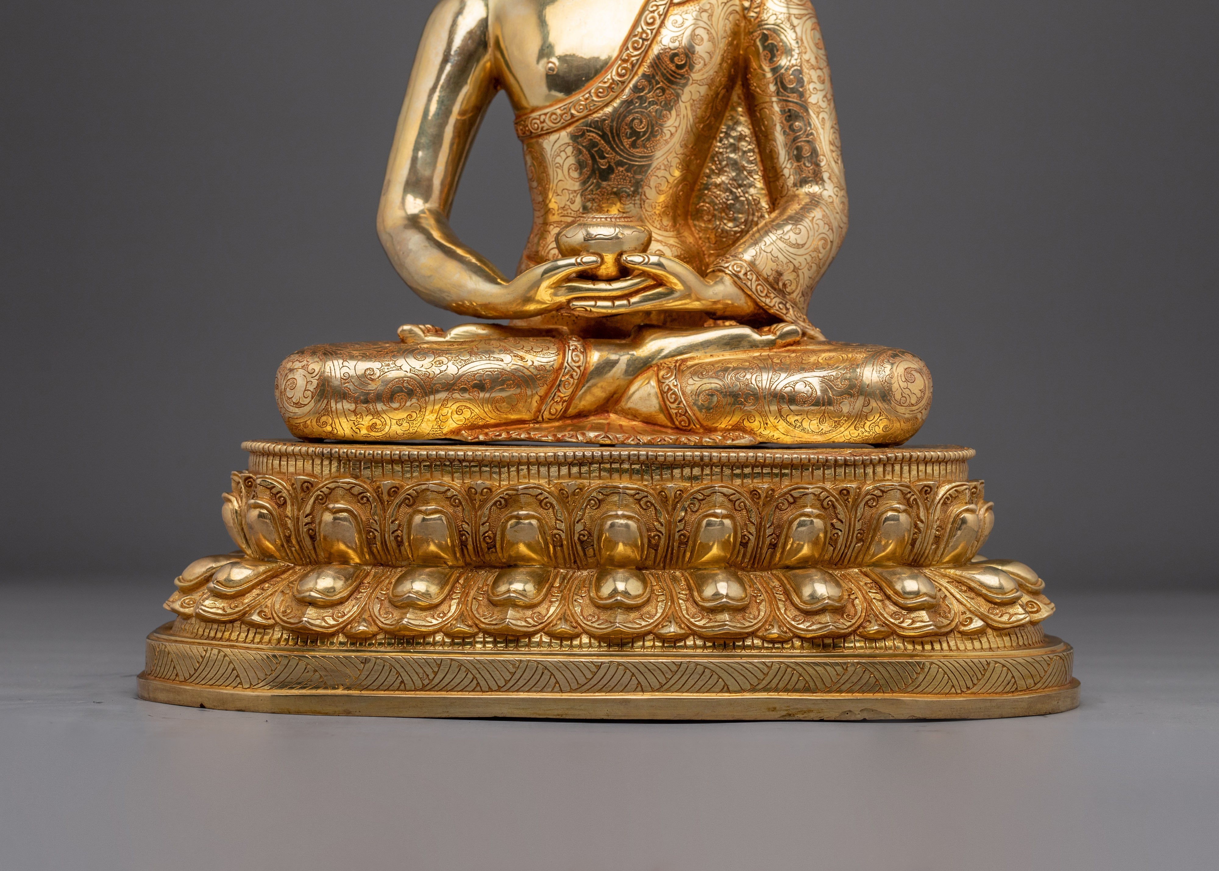 Handcrafted Sculpture Amitabha Buddha | Tibetan Buddhist Art