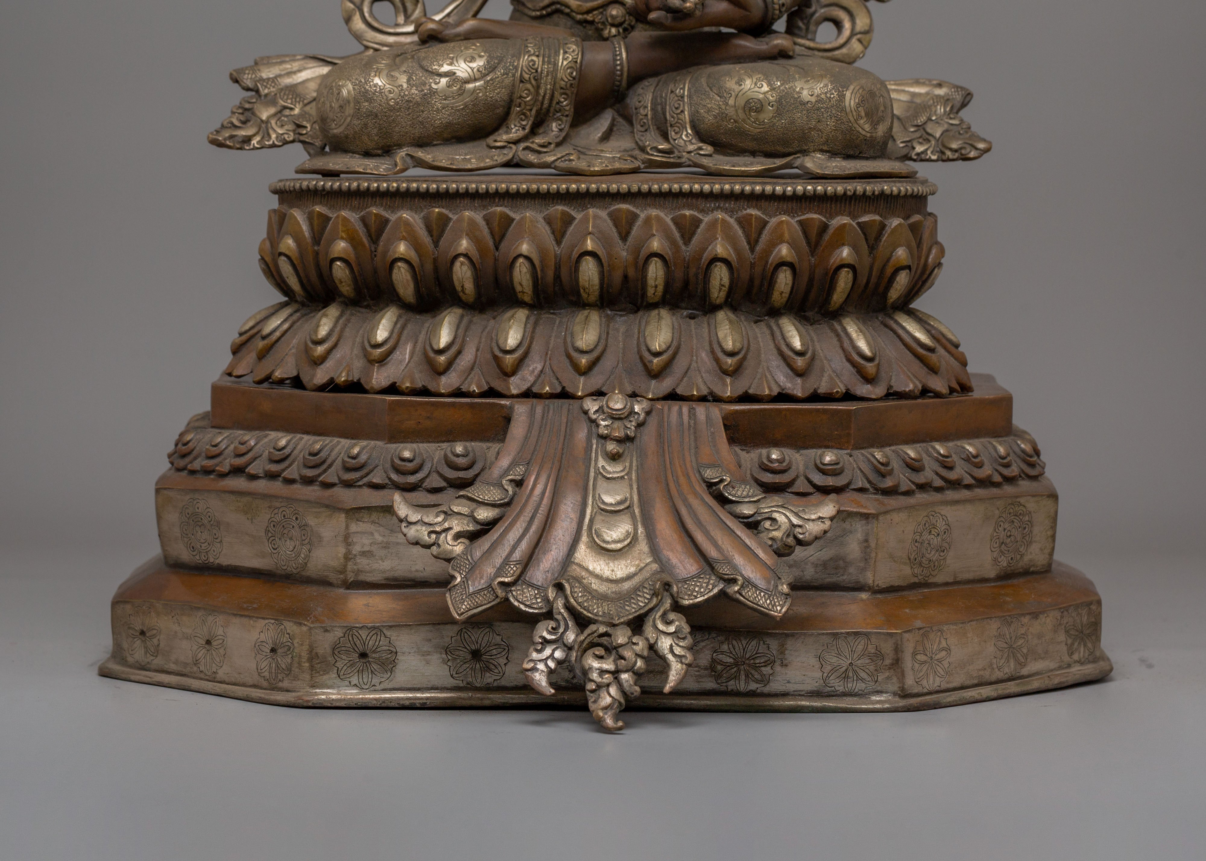 Traditional Vajrasattva Buddha Statue | Buddhist Artwork for Spiritual Practices