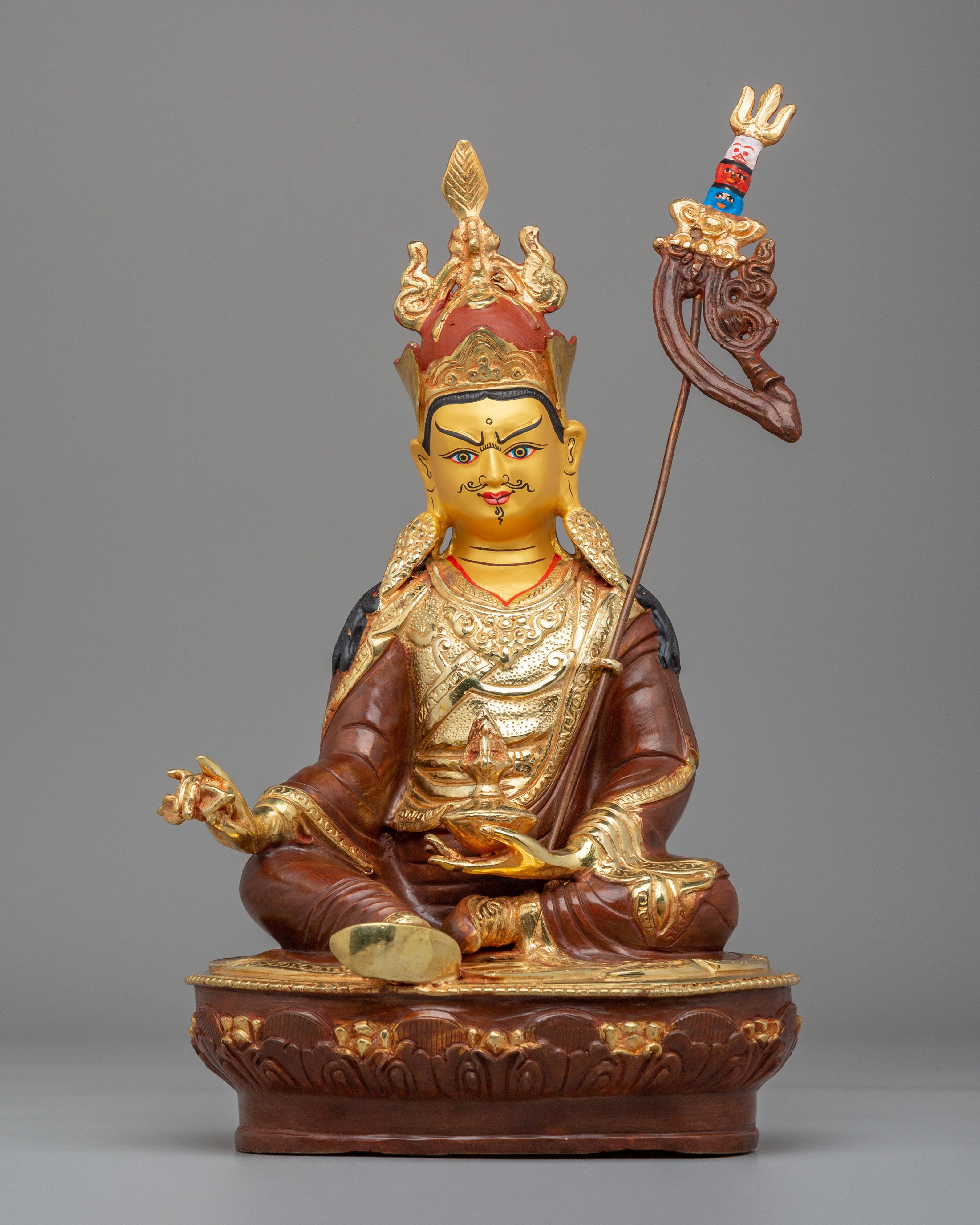 Buddha Dharma Sangha Set Statue | Tibetan Spiritual Art for Meditation and Decor