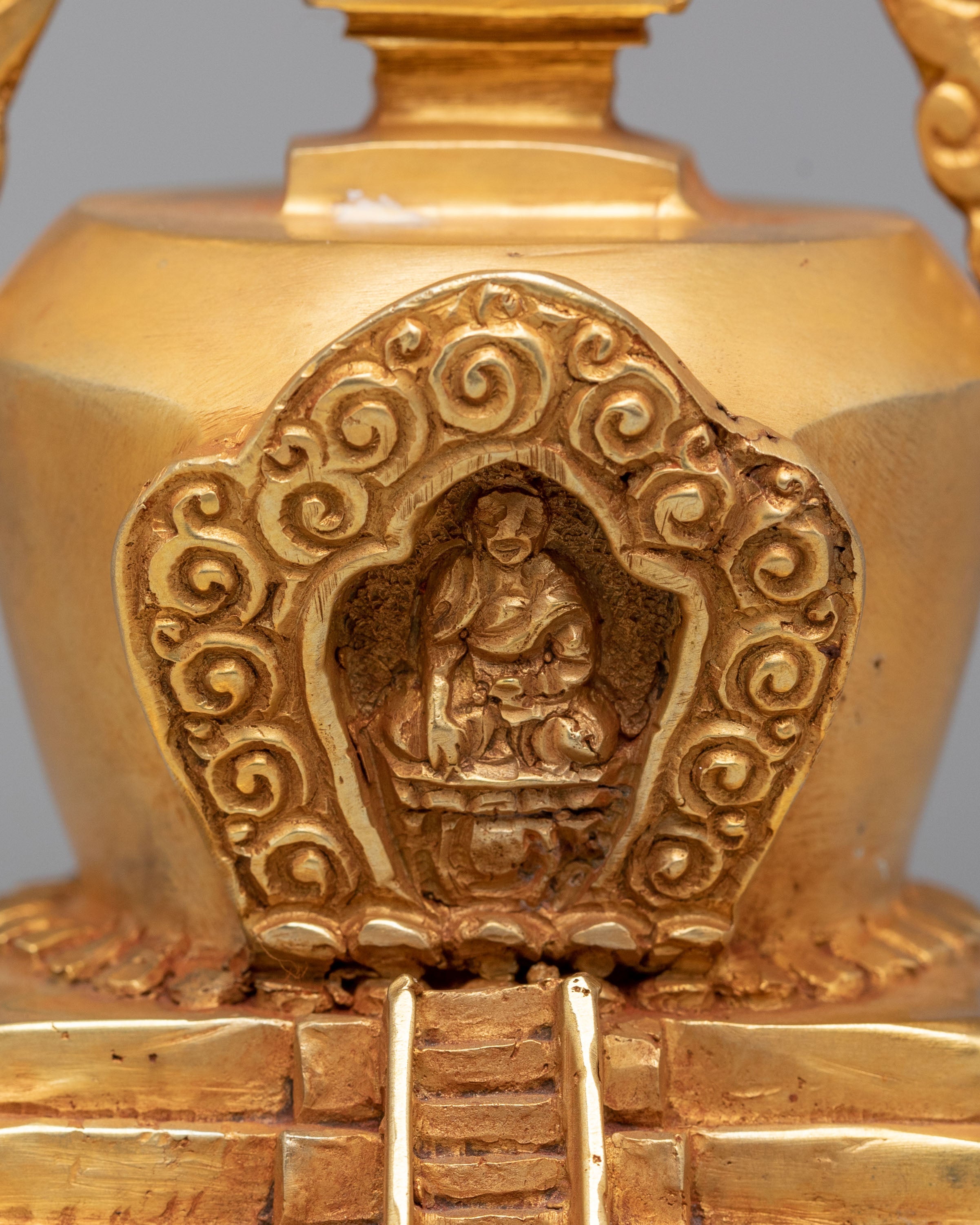 Traditional Handmade Stupa for Rituals | Symbol of Shakyamuni Buddha’s Enlightenment