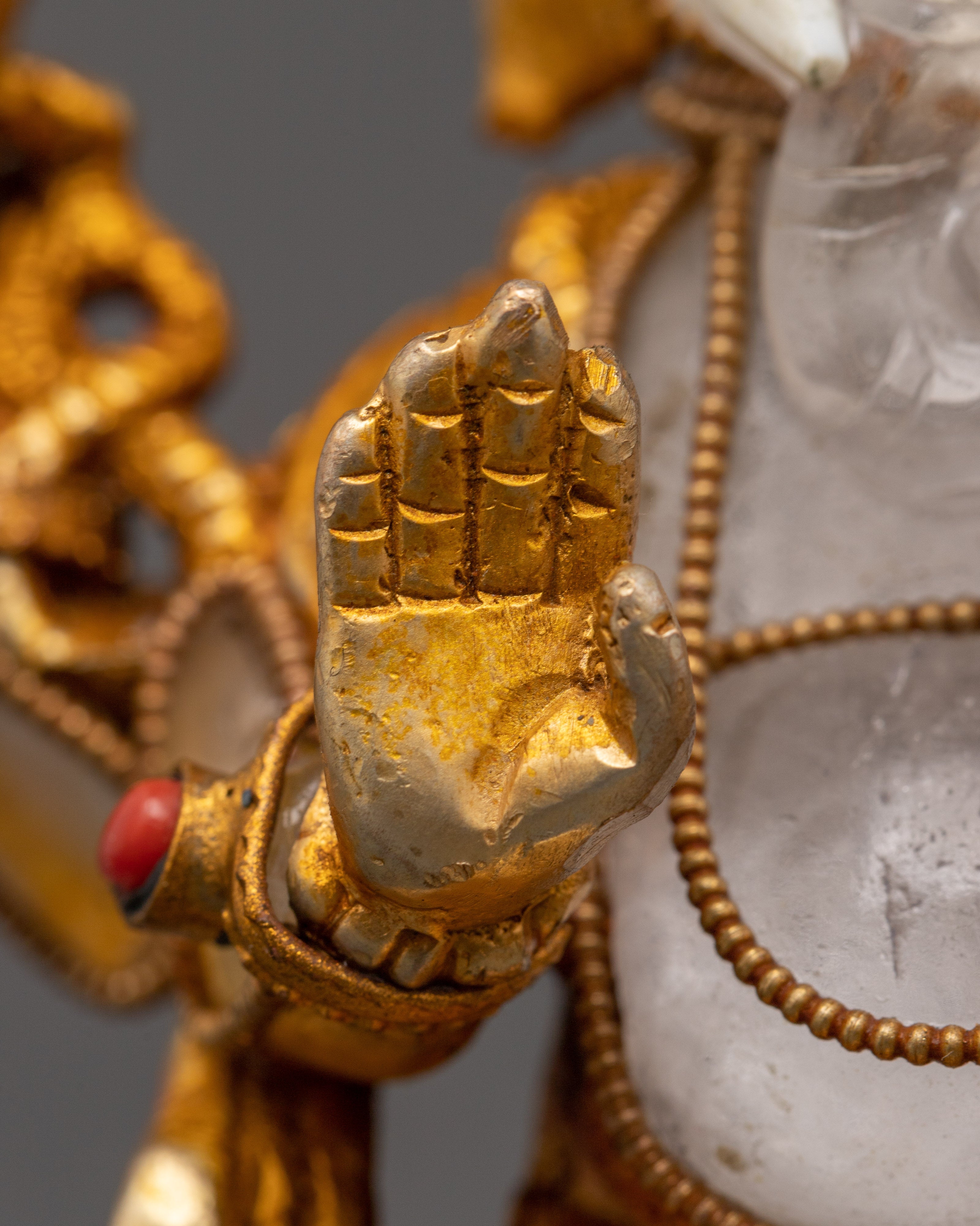 Ganesh Crystal Sculpture | Hindu Deity