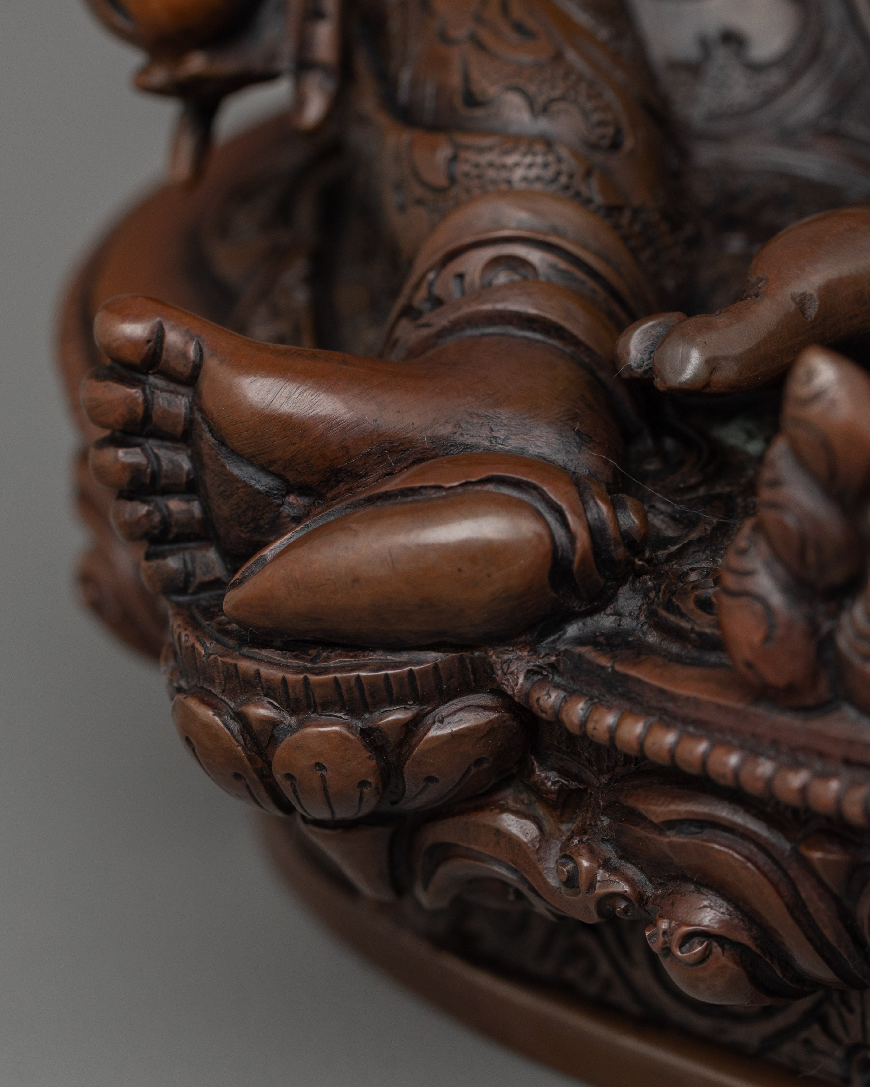 Handmade Statue of Dzambhala | Dharma Wealth Guardian
