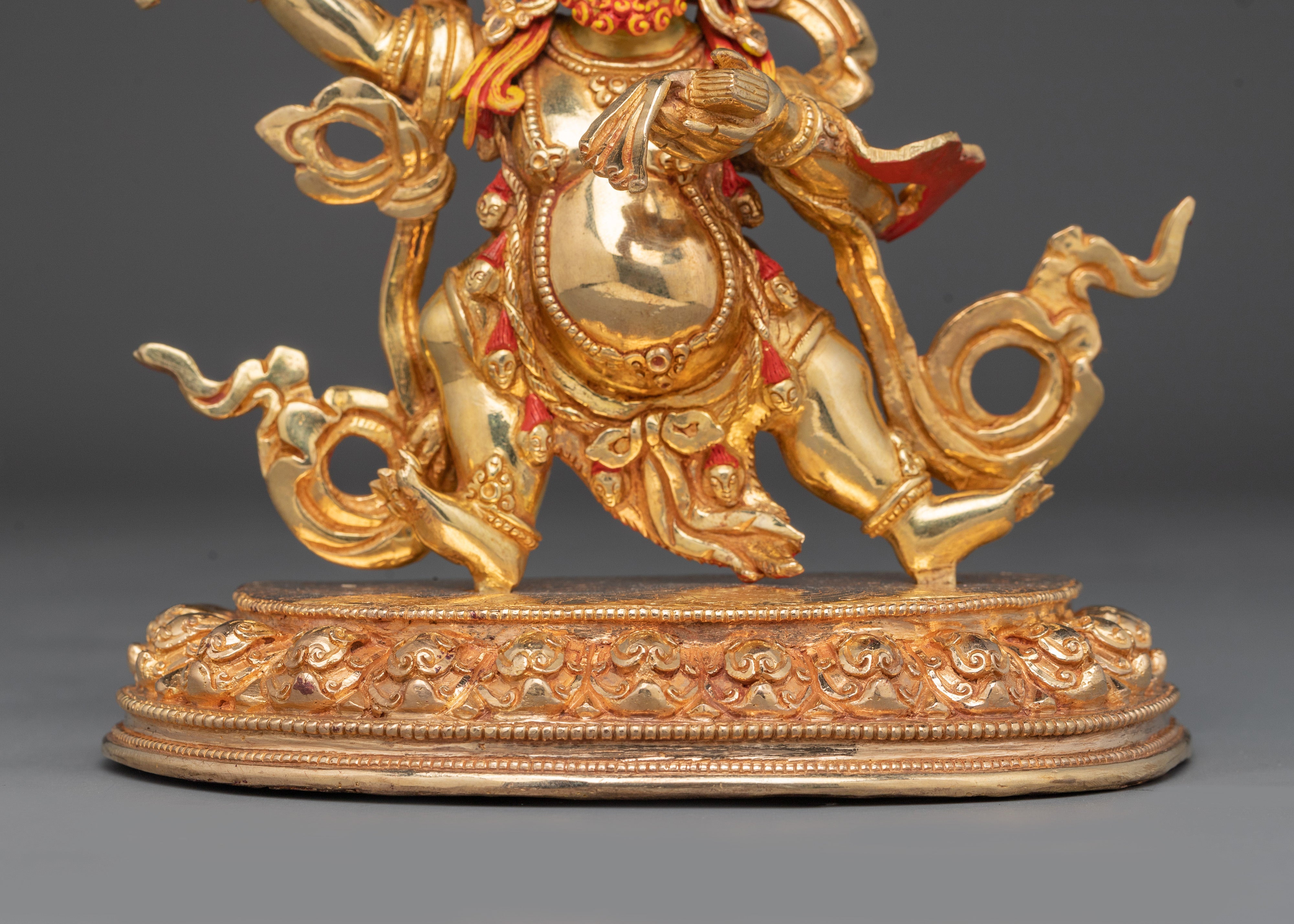Tibetan Black Manjushri Statue | Wrathful Wisdom Deity