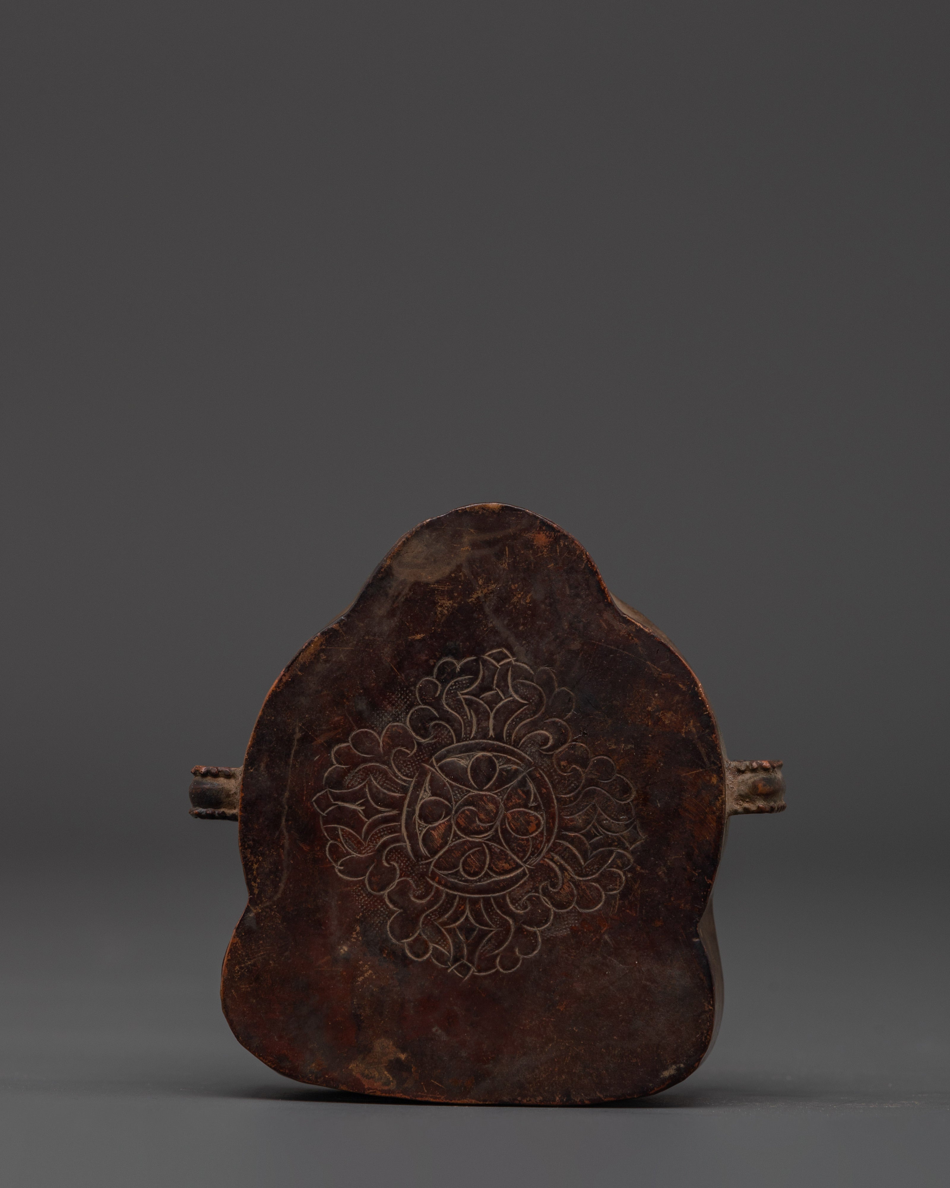 Sacred Mantra Ghau Box | Tibetan Buddhist Copper Prayer Box