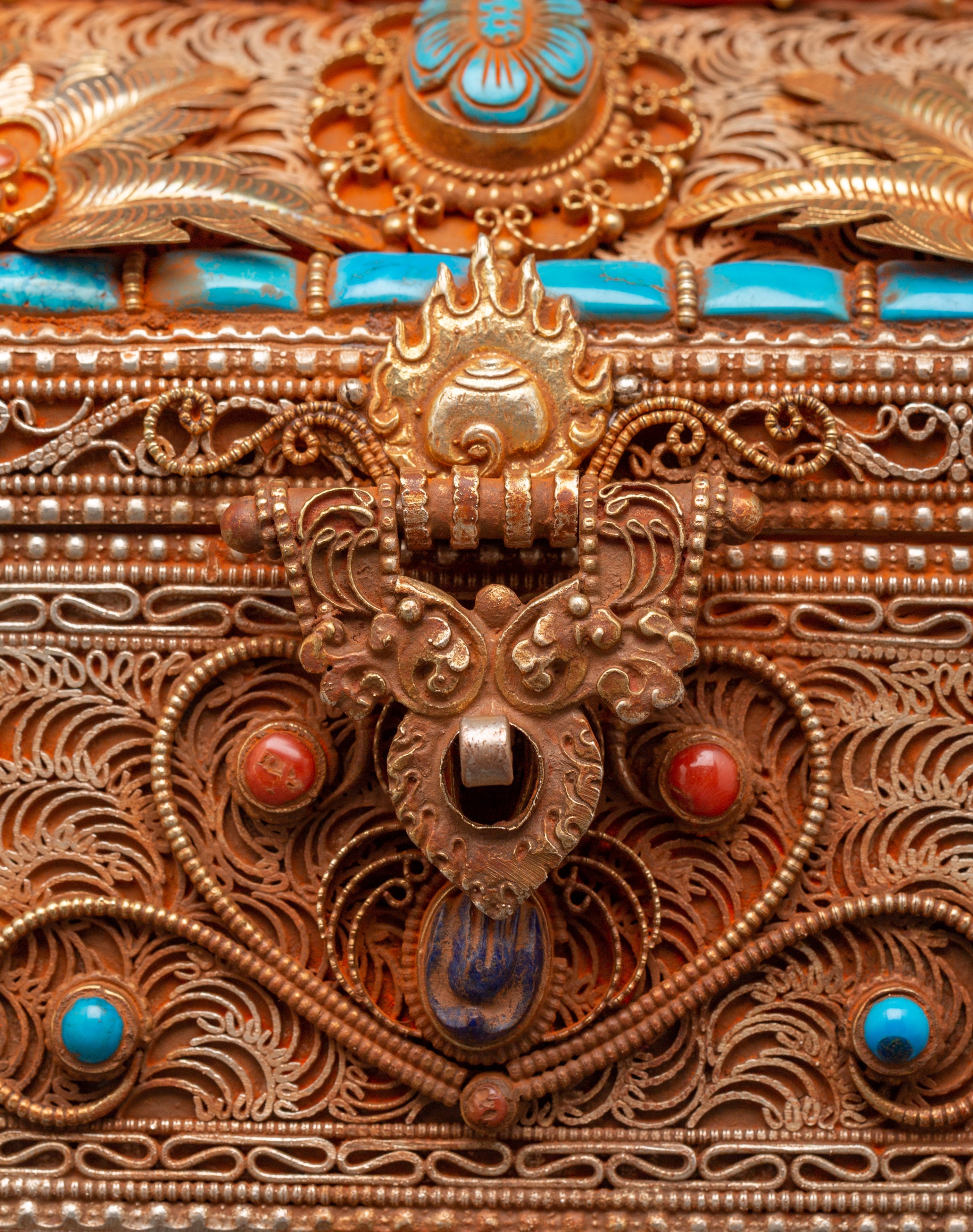 Copper & Gold-Plated Treasure Box | Handcrafted Keepsake Storage