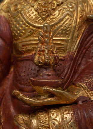 Tibetan Master Padmasambhava Statue | Sculpture for Spiritual Shrine & Altars