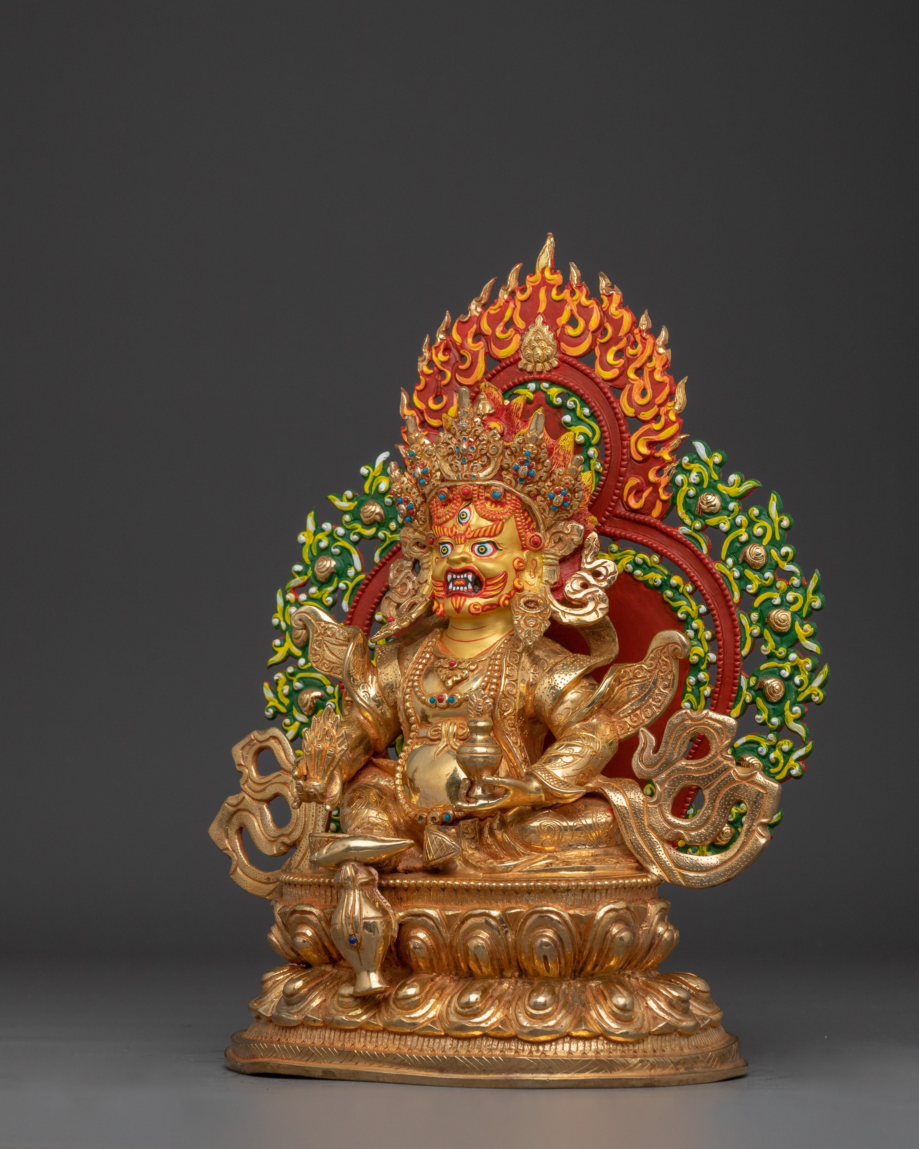 Dzambhala – Embodiment of Prosperity Statue | Tibetan Wealth Deity
