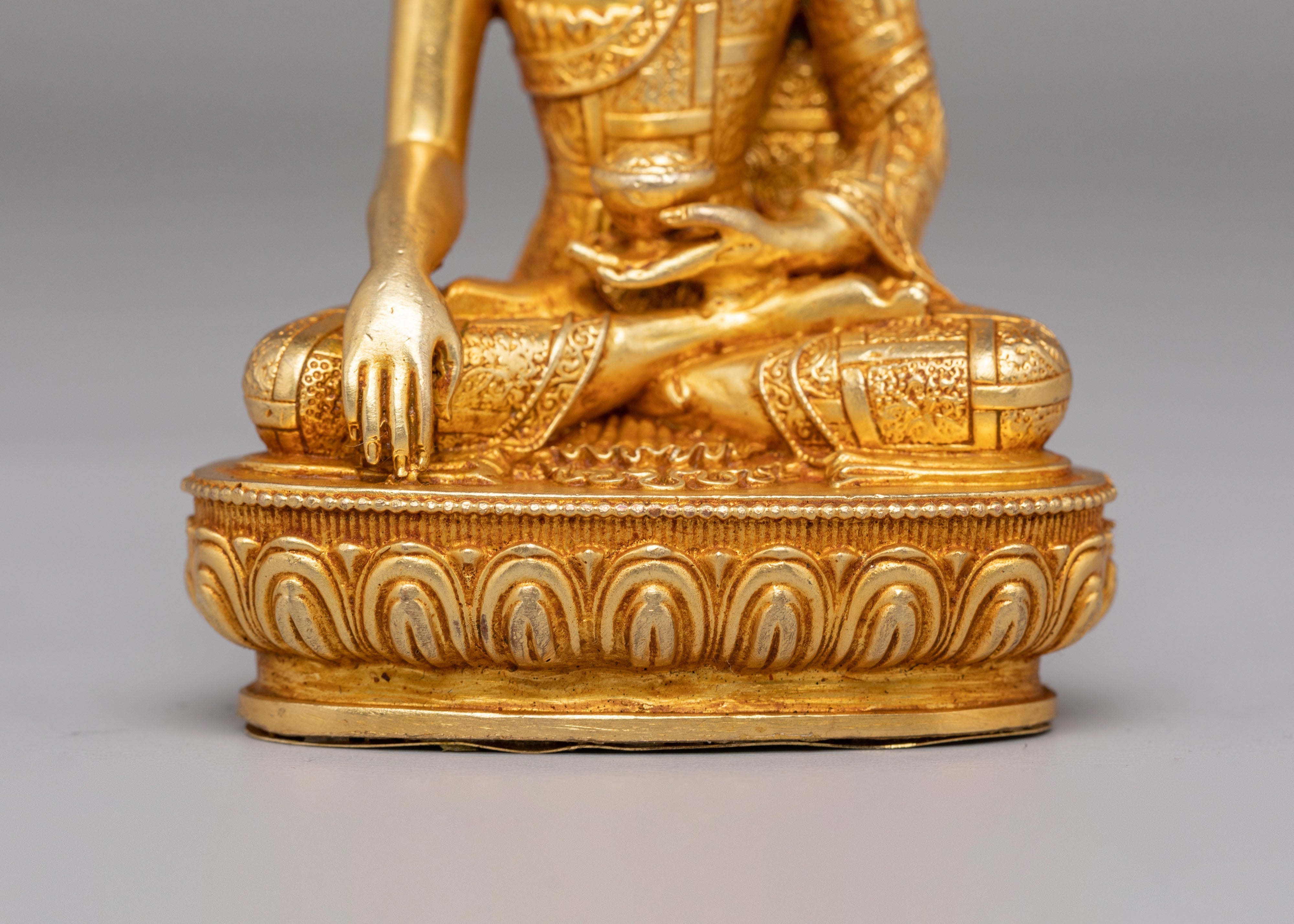 Handcrafted Three Buddha Set | Shakyamuni Medicine Amitabha Buddha Statues