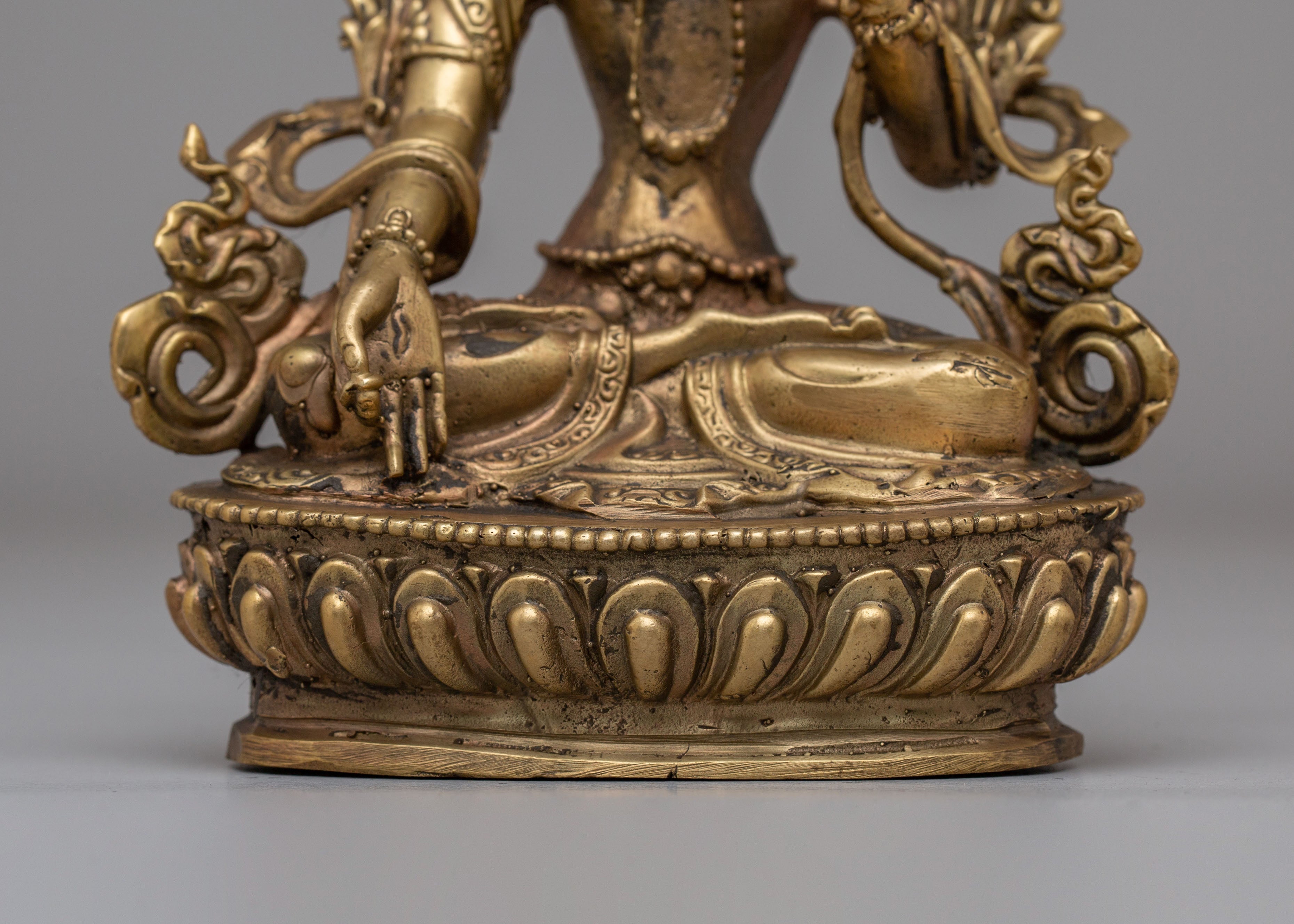 Handcrafted Tibetan White Tara Statue | Mother of Liberation