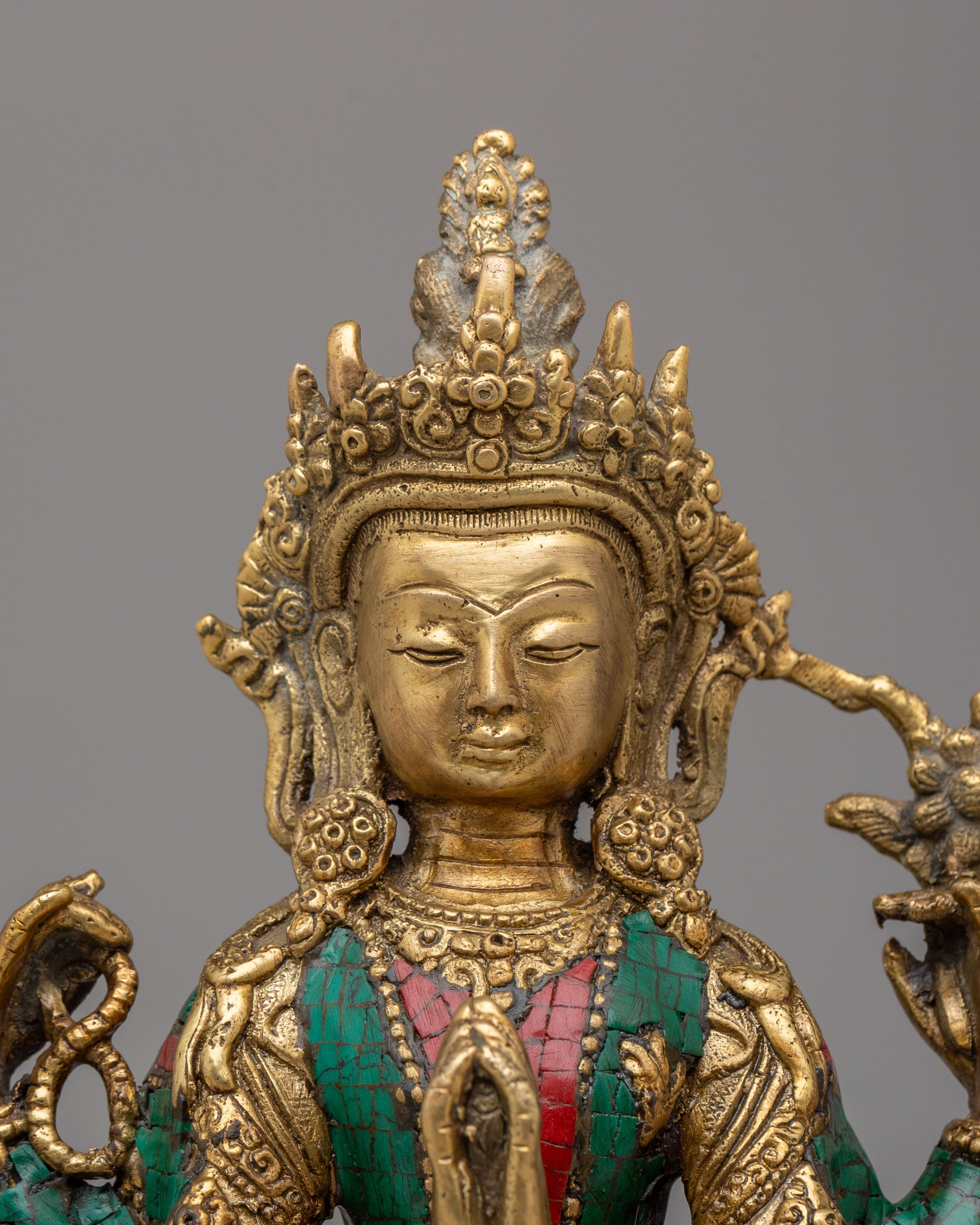 Traditional Chenrezig Statue | Tibetan Avalokiteshvara Statue