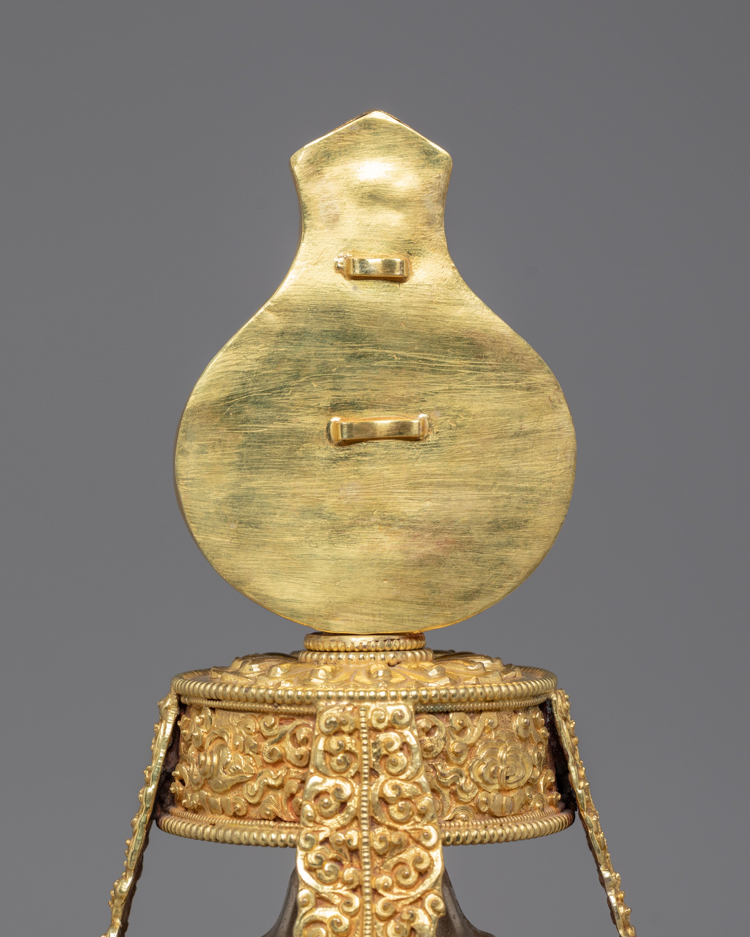 Himalayan Turquoise-Inlaid Life Vase | Sacred Ritual Artifact