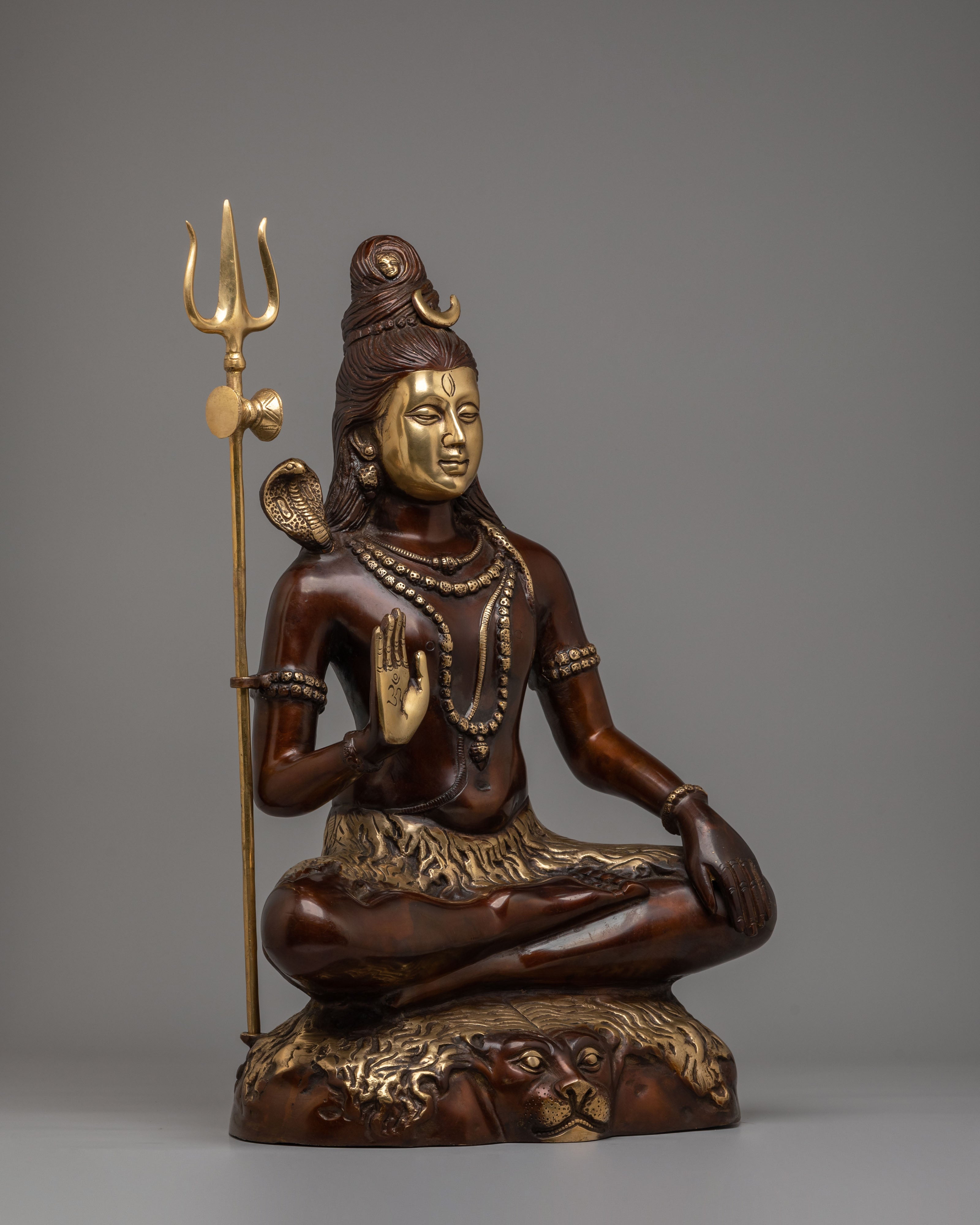 Traditional Shiva Statue | Handcrafted Hindu God Sculpture