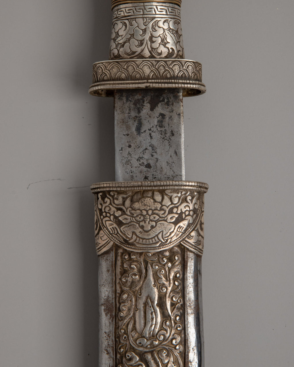 A Vintage Buddhist Ritual Sword for Spiritual Practices and Decor | A