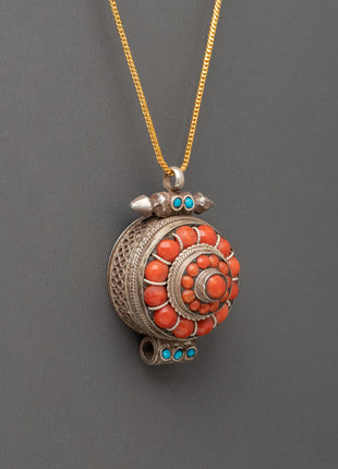 Handcrafted Ghau-Box Tibetan Pendant | Pendant for Protection