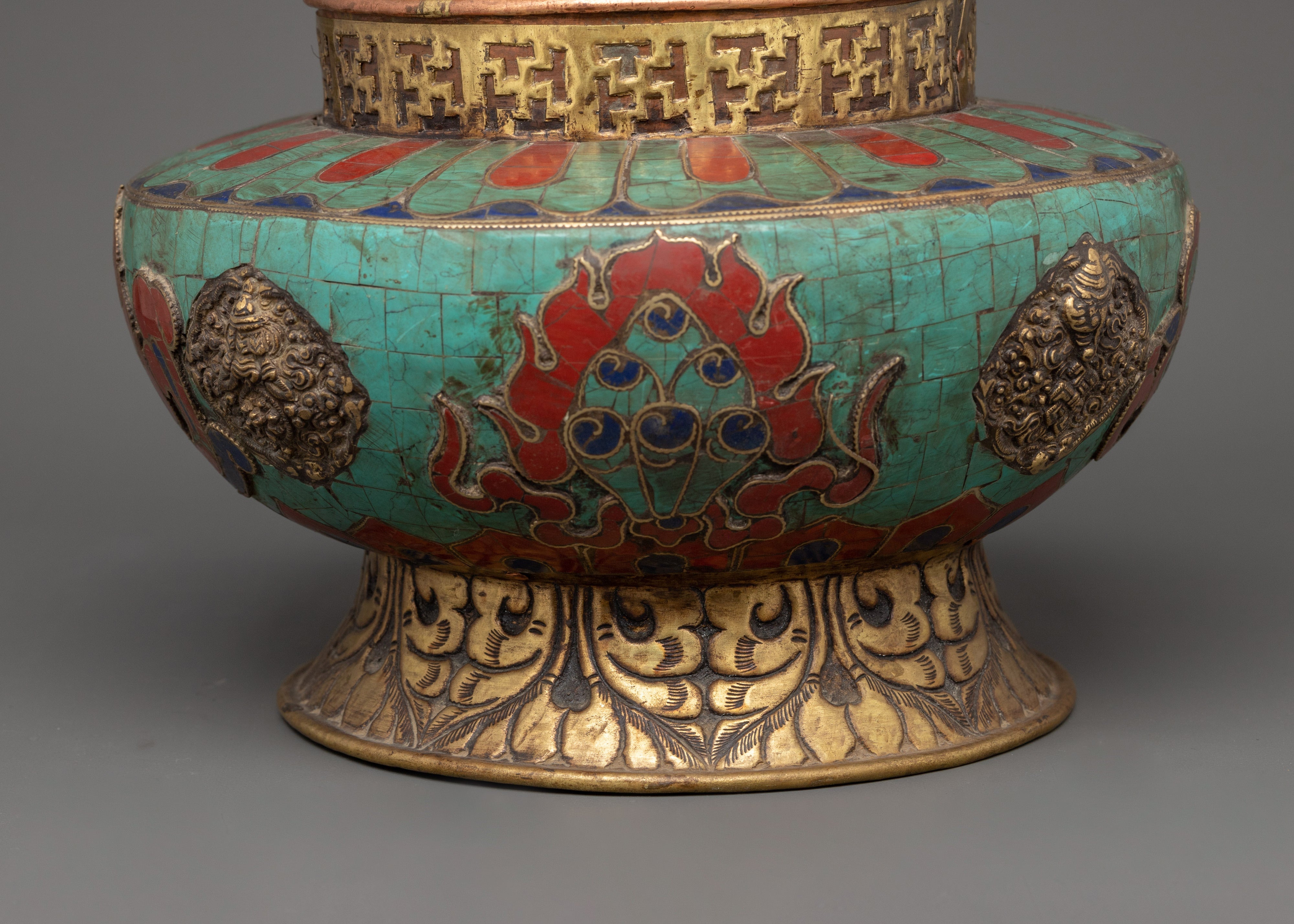 Tibetan Copper Rice Pot |  A Symbol of Prosperity & Ritual Elegance