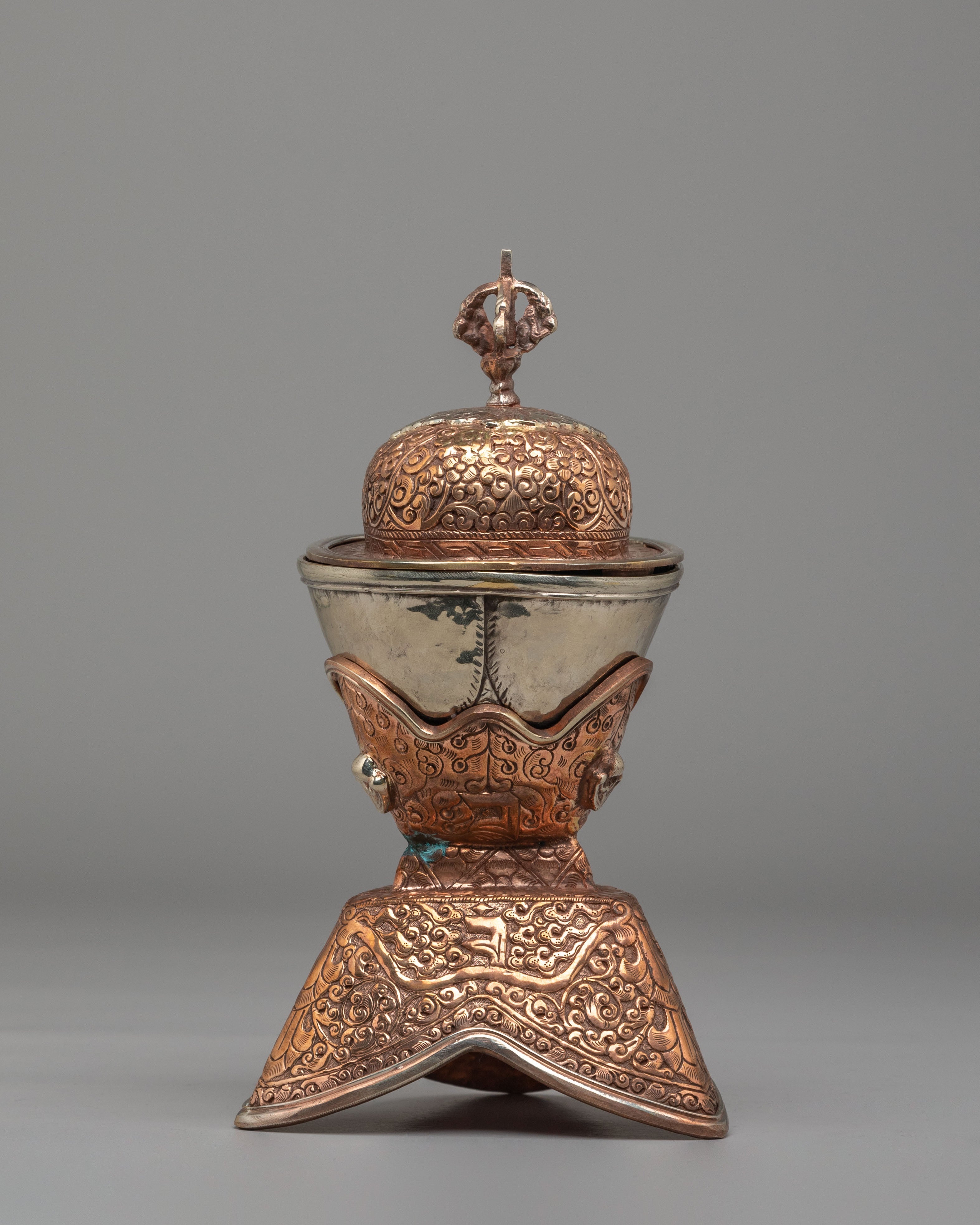 Sacred Kapala Set for Tantric Rituals | Ritual Vessels for Spiritual Practice