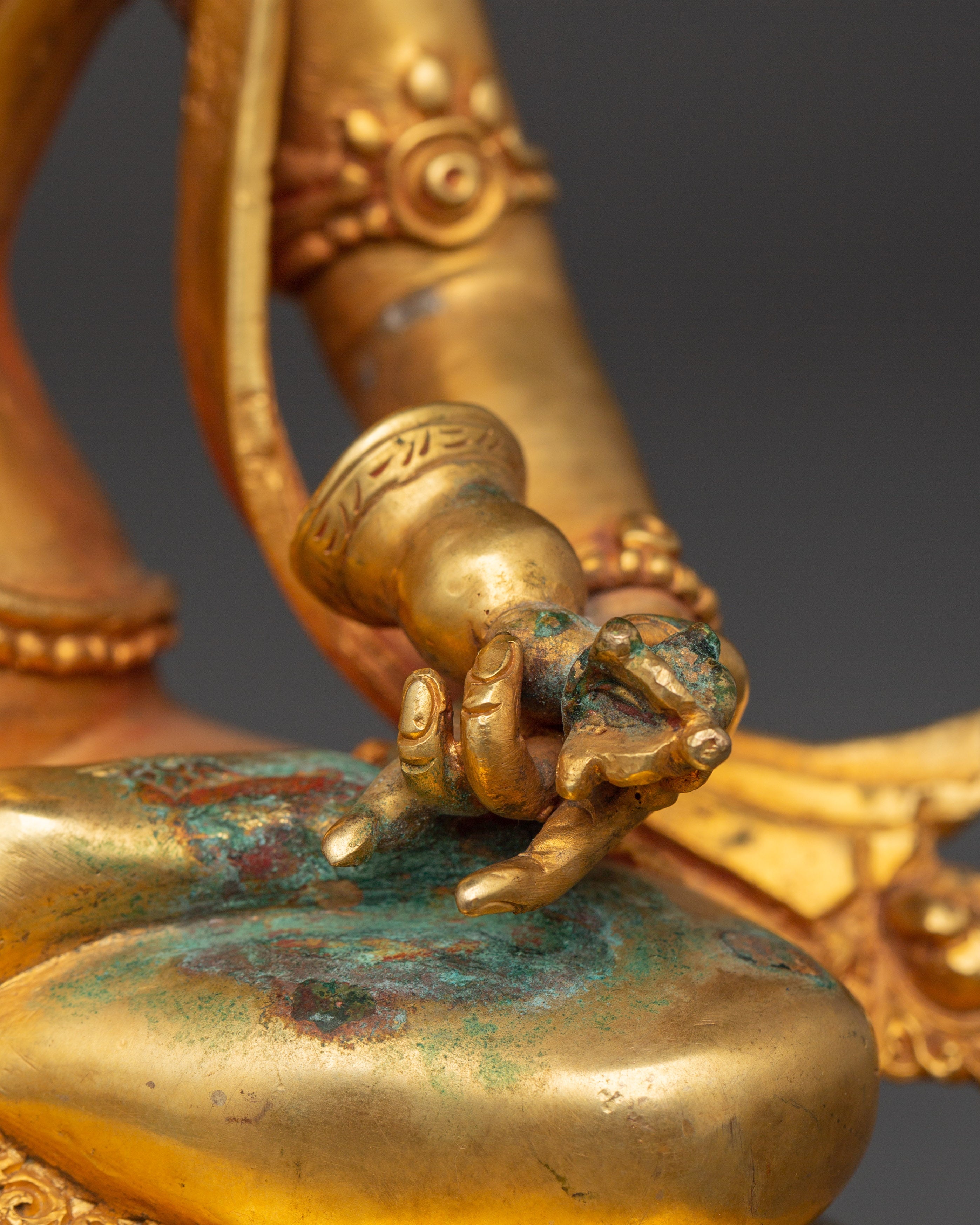 Elegant Vajrasattva Statue | 19cm Spiritual Decor