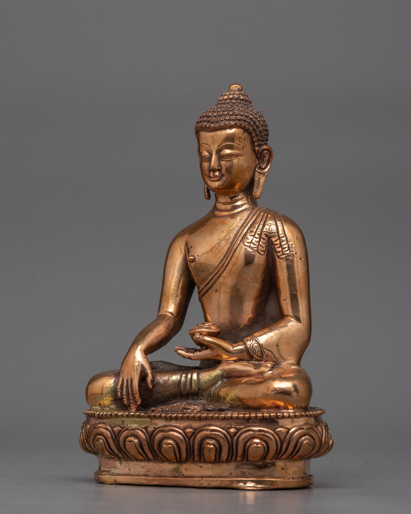 Handcrafted Shakyamuni Buddha Statue | Handcrafted Statue for Spiritual Decor