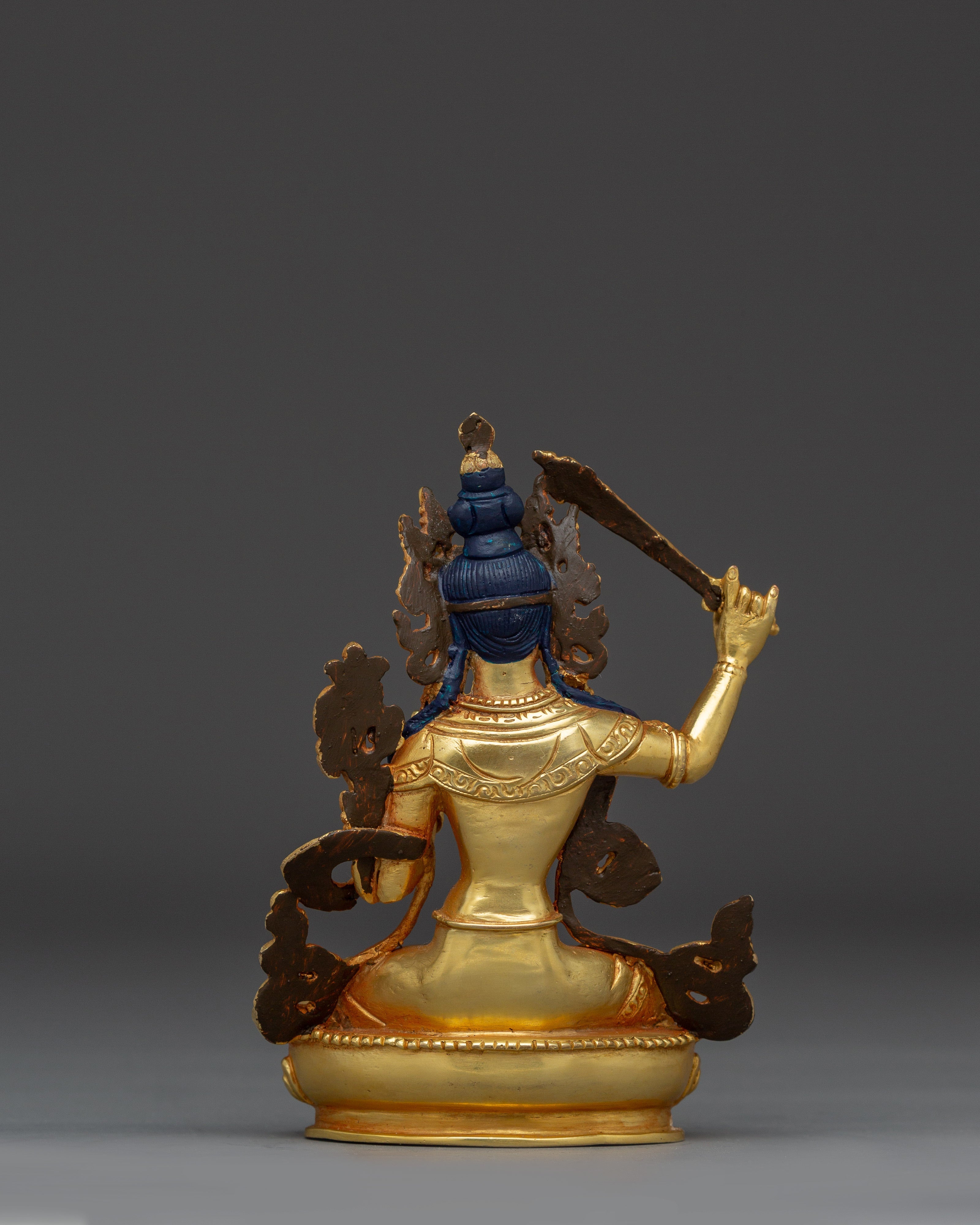 Tibetan Deity of Manjushri | Wisdom Deity Sculpture