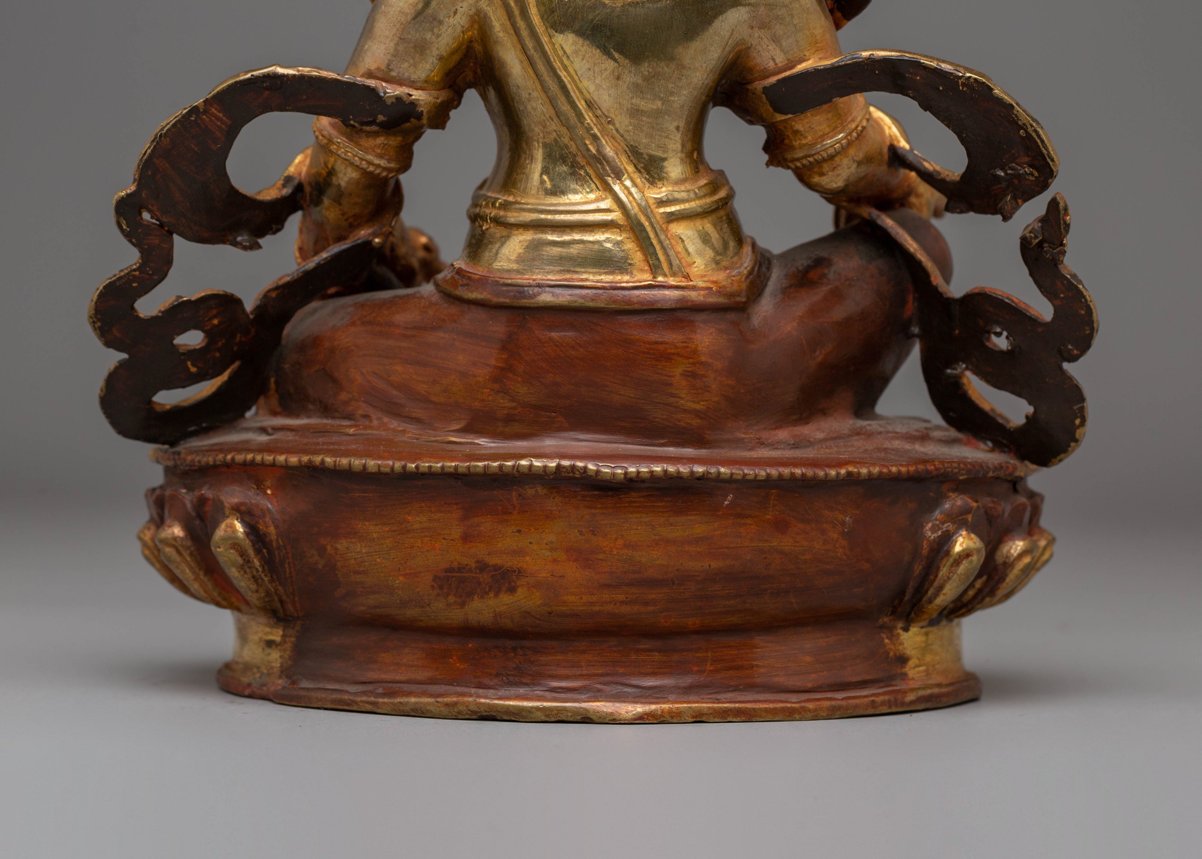 Handcrafted Copper Figurine of Dzambhala | Embodiment of Wealth