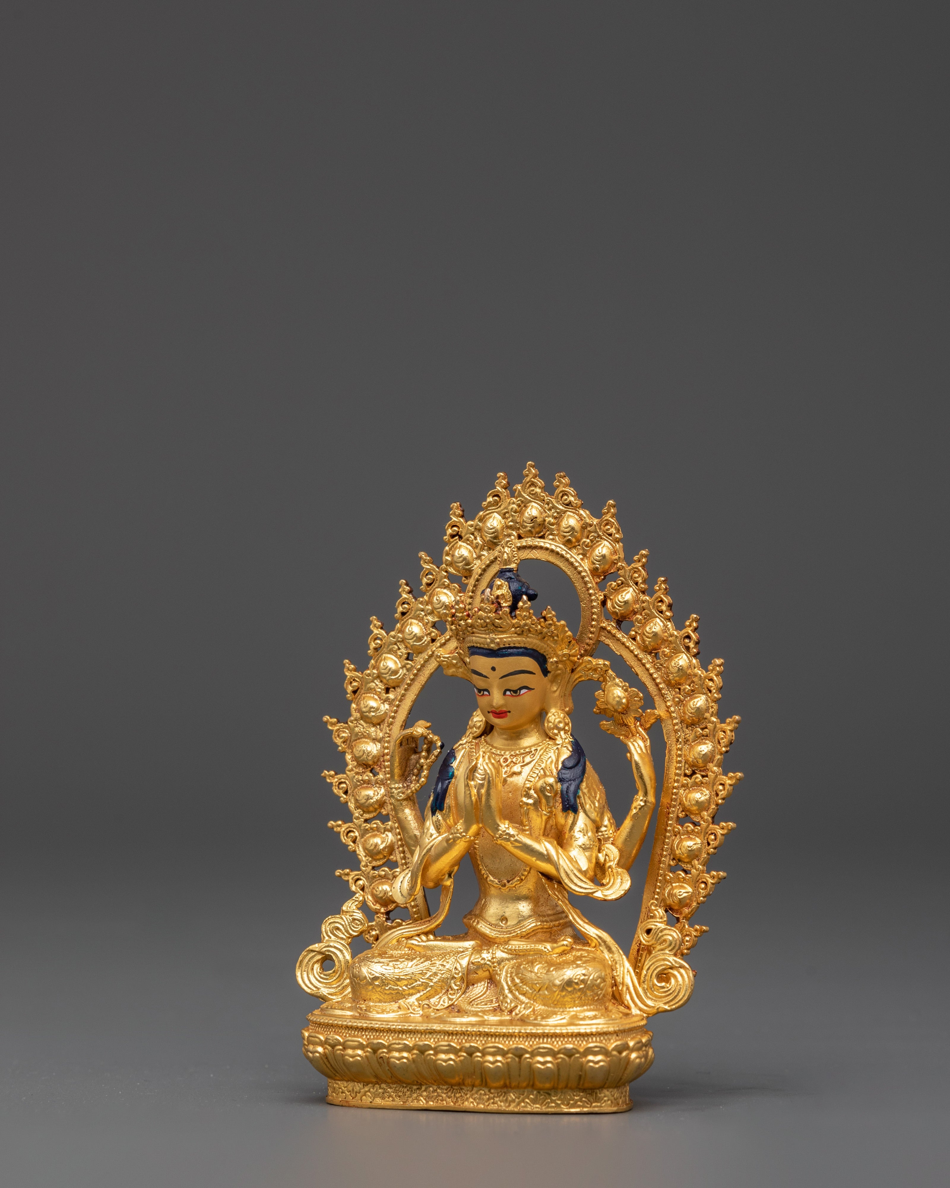 Sacred Bodhisattva Chenrezig Figurine | Symbol of Compassion & Mindfulness