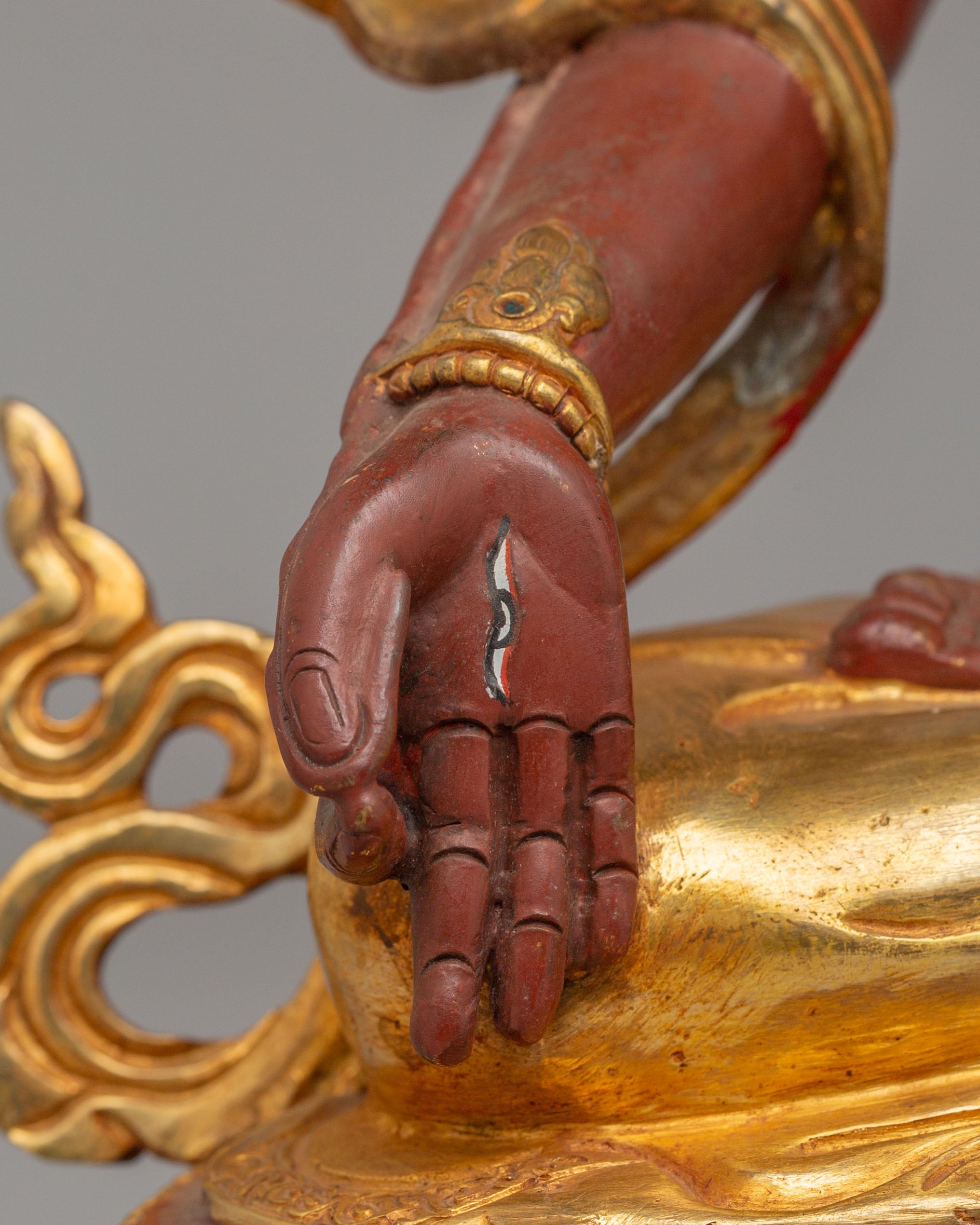 Tibetan Healing Deity White Tara Statue | Handcrafted Spiritual Decor