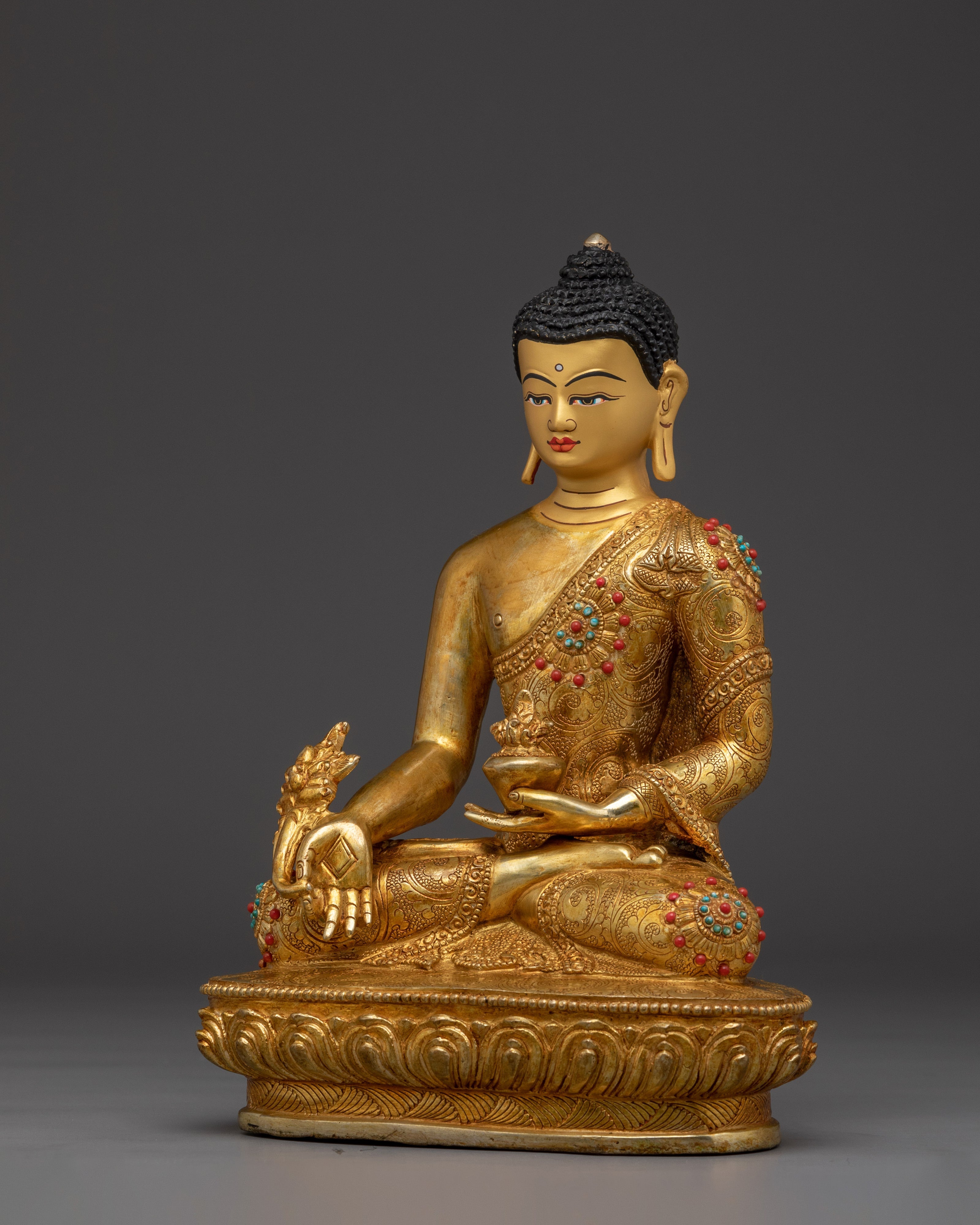 Exquisite Medicine Buddha Statue | Buddhist Healing Deity