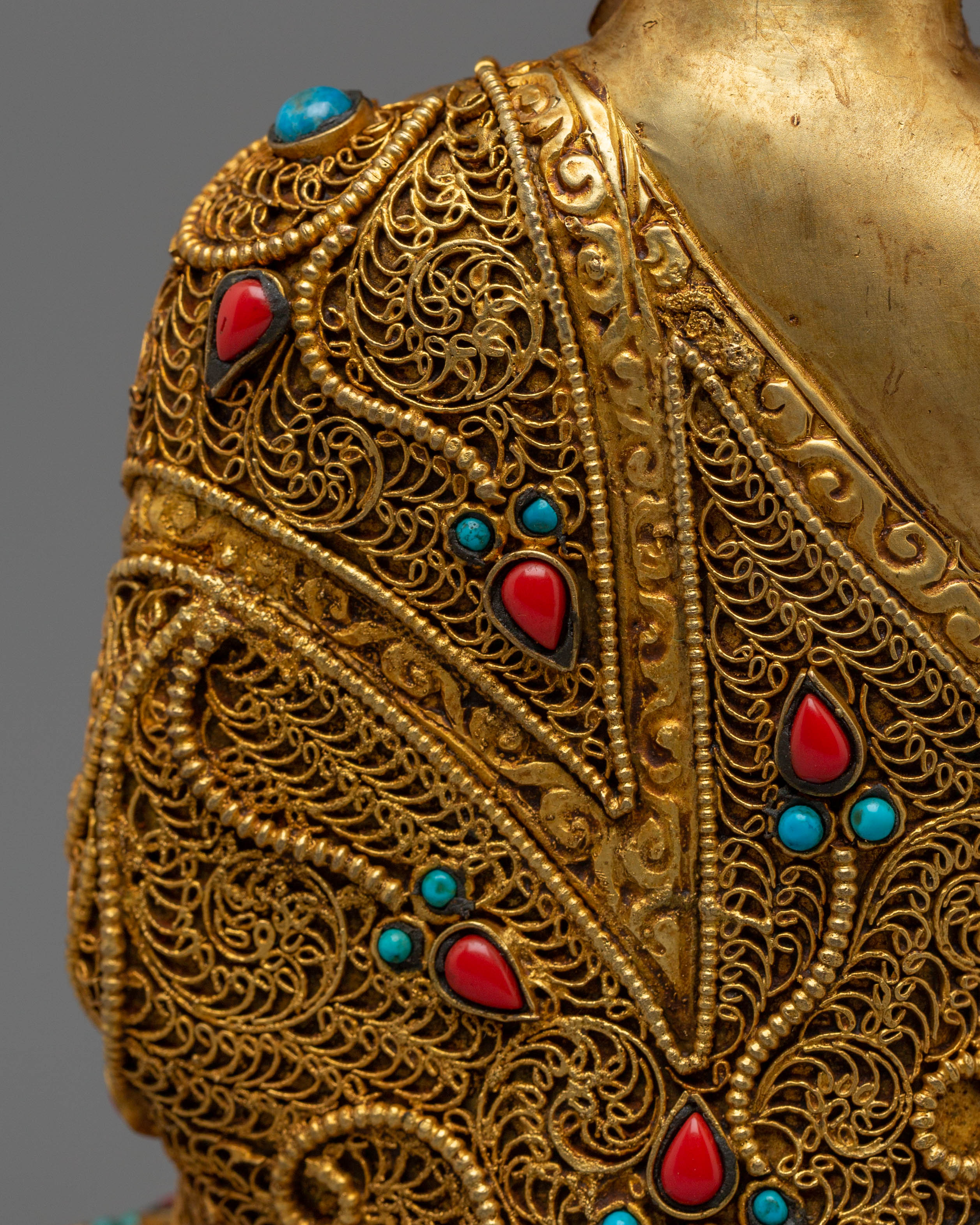 Handmade Shakyamuni Buddha Sacred Altar Statue | Himalayan Buddhist Art