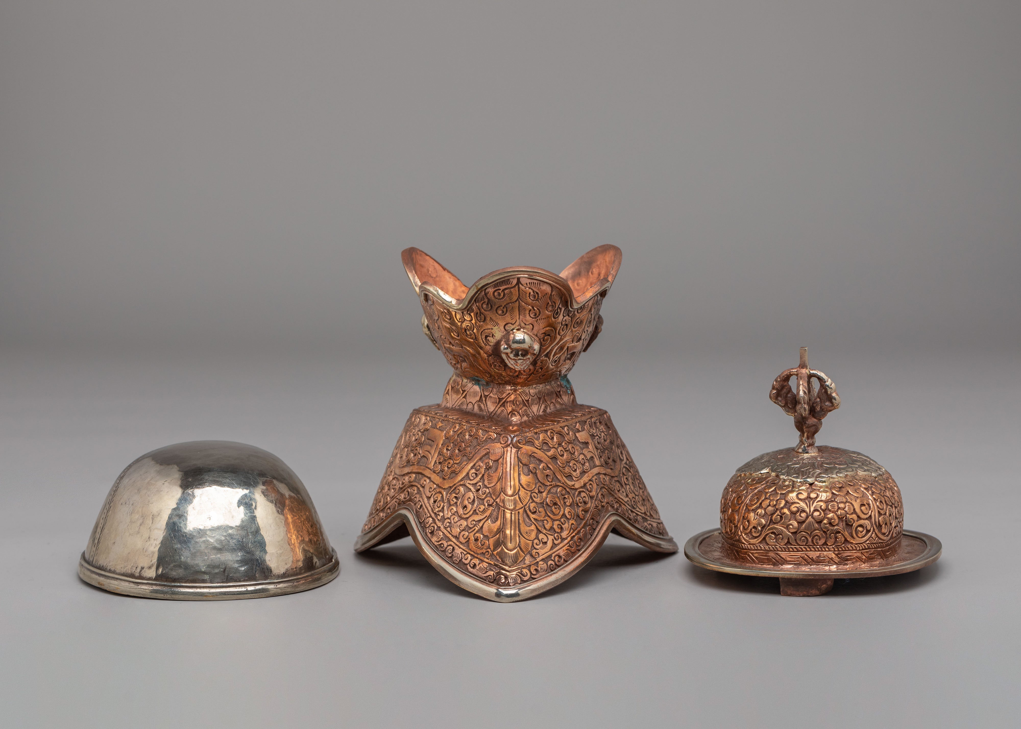Sacred Kapala Set for Tantric Rituals | Ritual Vessels for Spiritual Practice