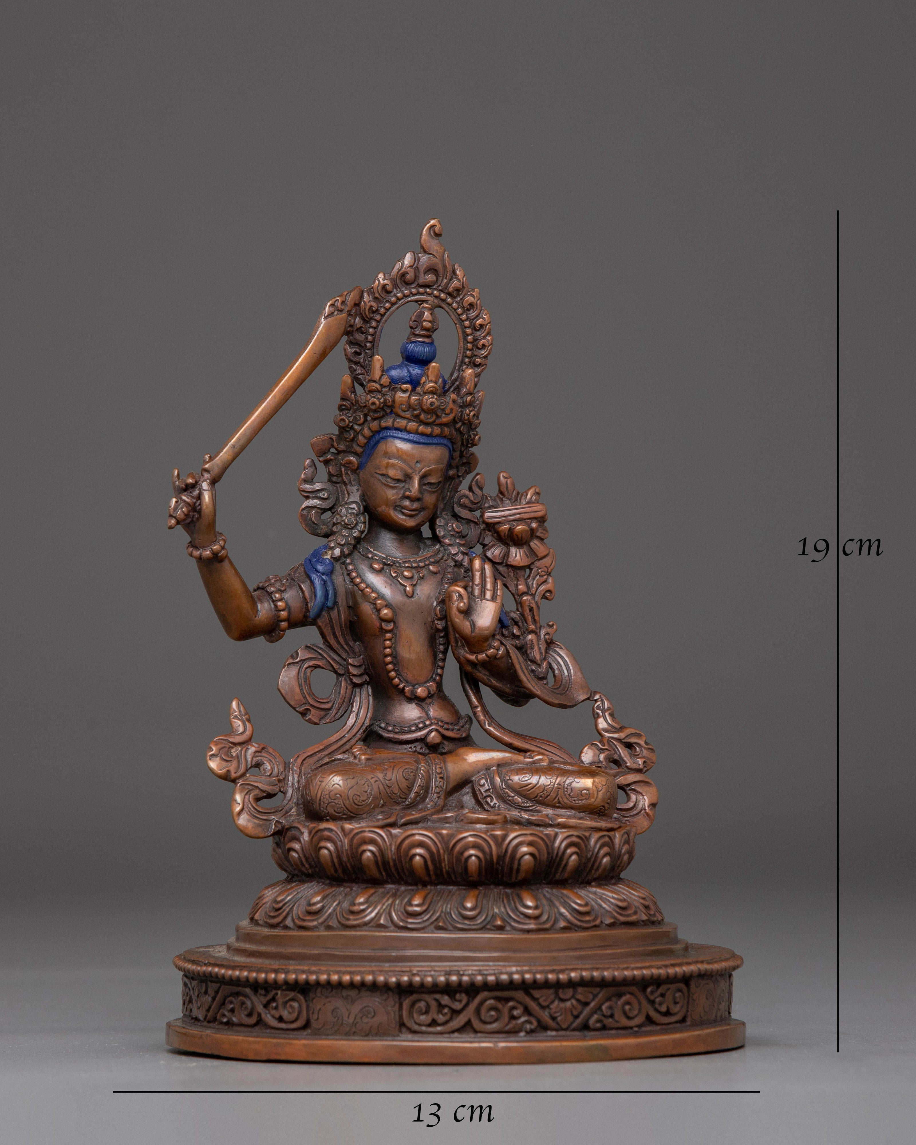 Statue of Manjushri: Symbol of Wisdom and Enlightenment