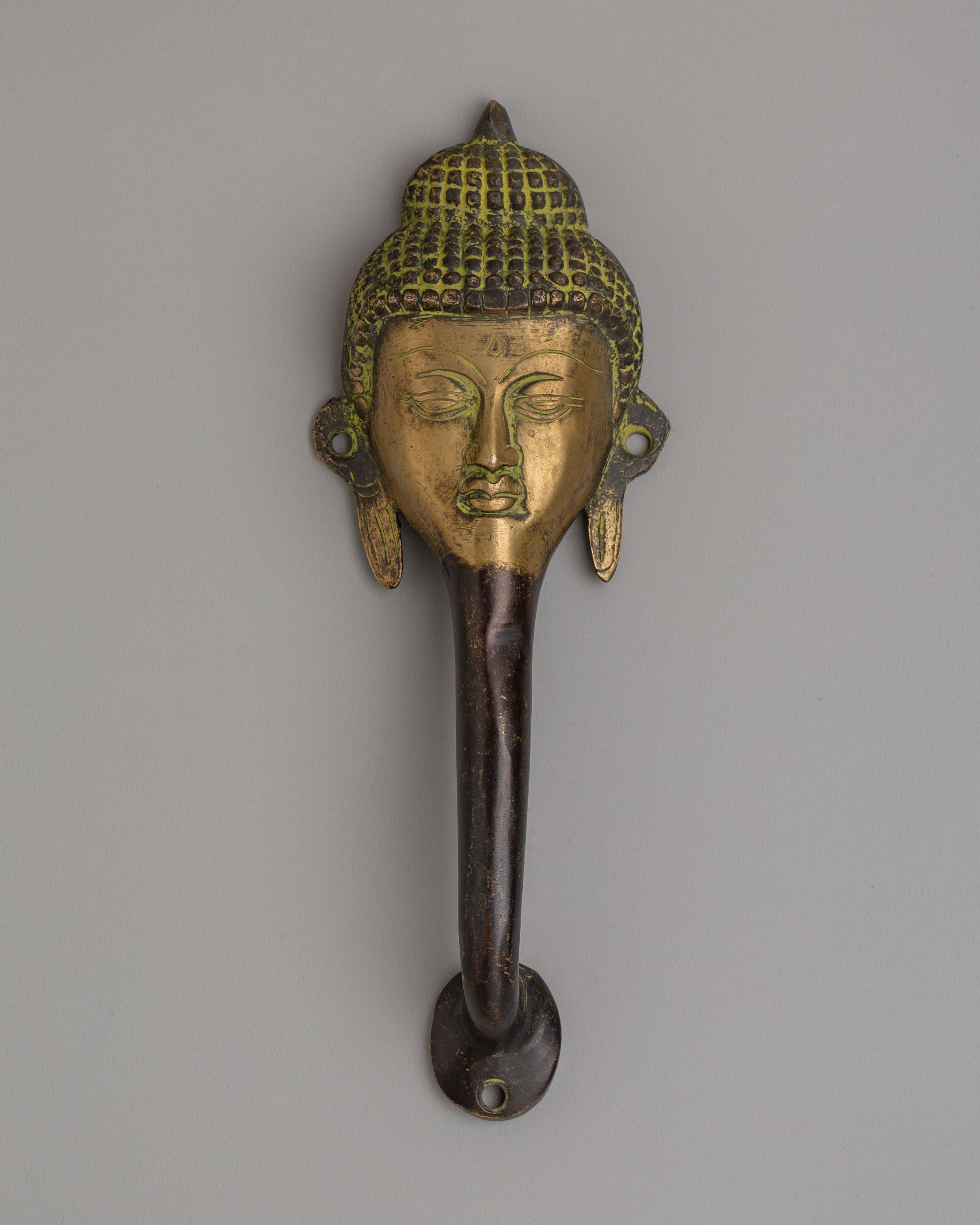 Handmade Buddha Door Handle | Spiritual Door Decor
