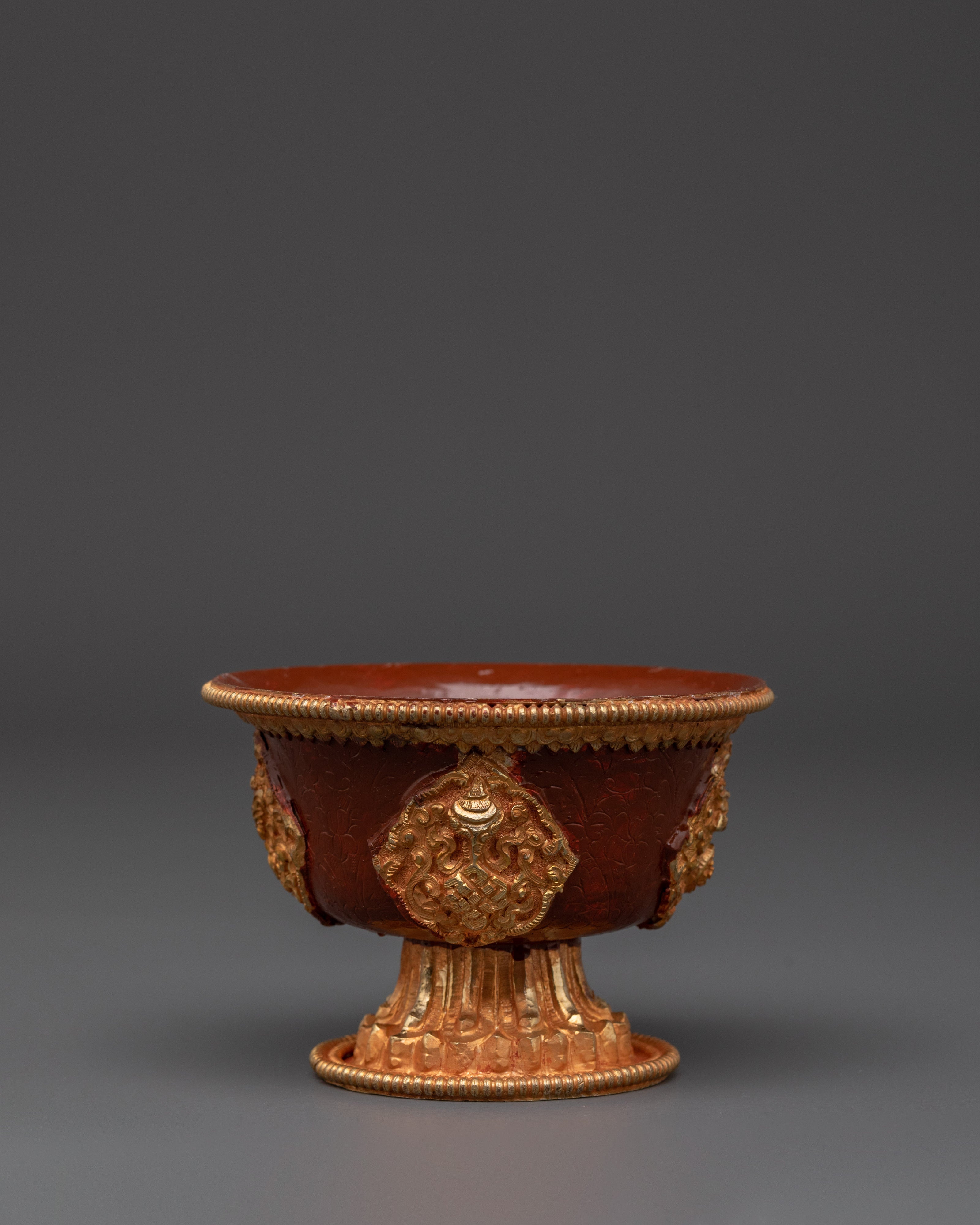 Handcrafted Buddhist Offering Bowl Set | Meditation Ritual Tool