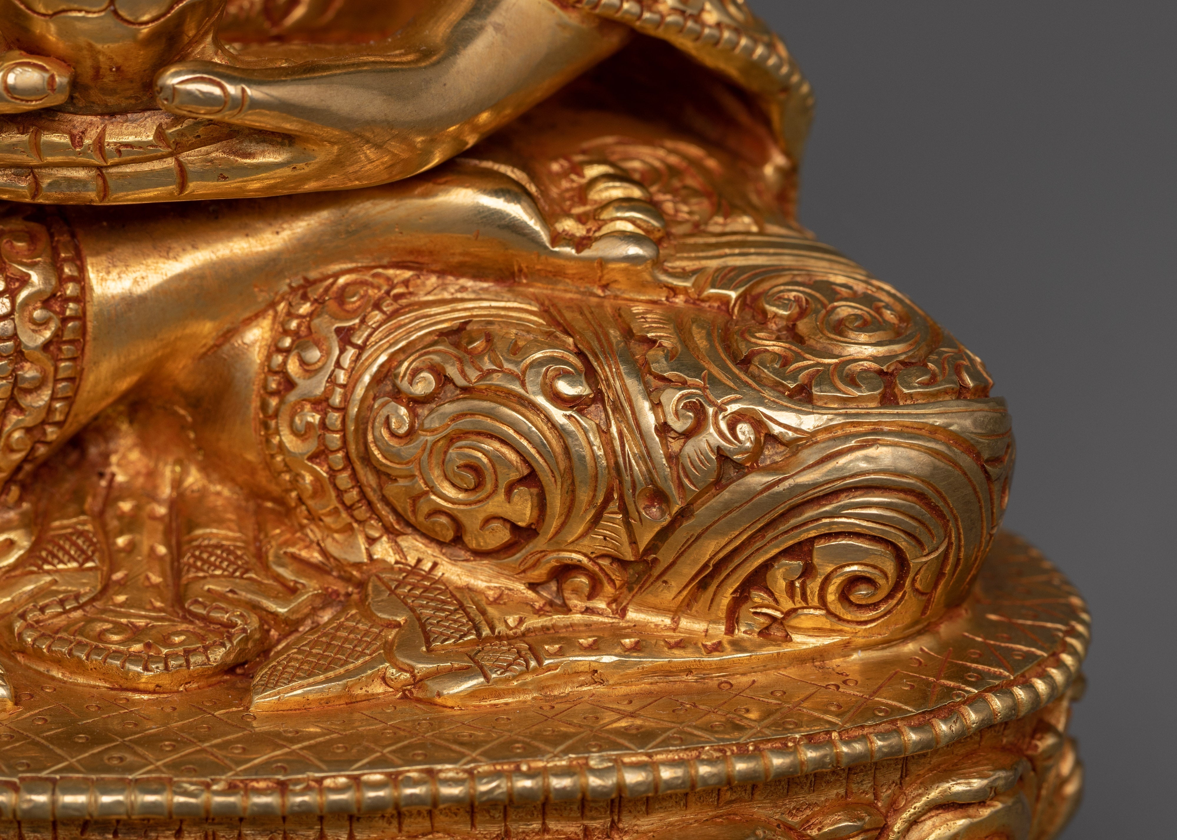 Handcrafted Statue of Buddha Amitabha | Buddha of Infinite Light and Spiritual Awakening